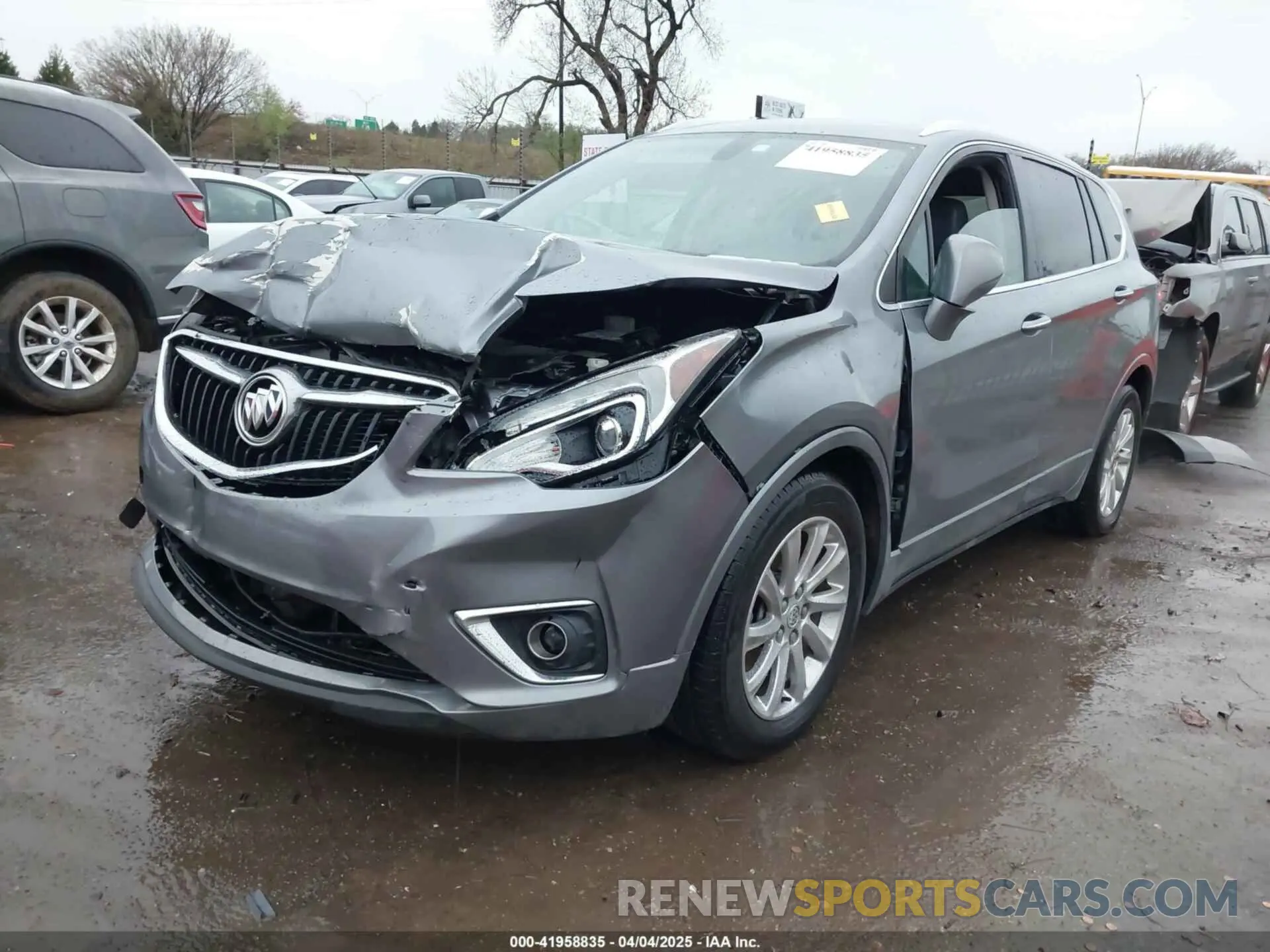 2 fotografías del automóvil dañado LRBFXCSA5LD115590 BUICK ENVISION 2020