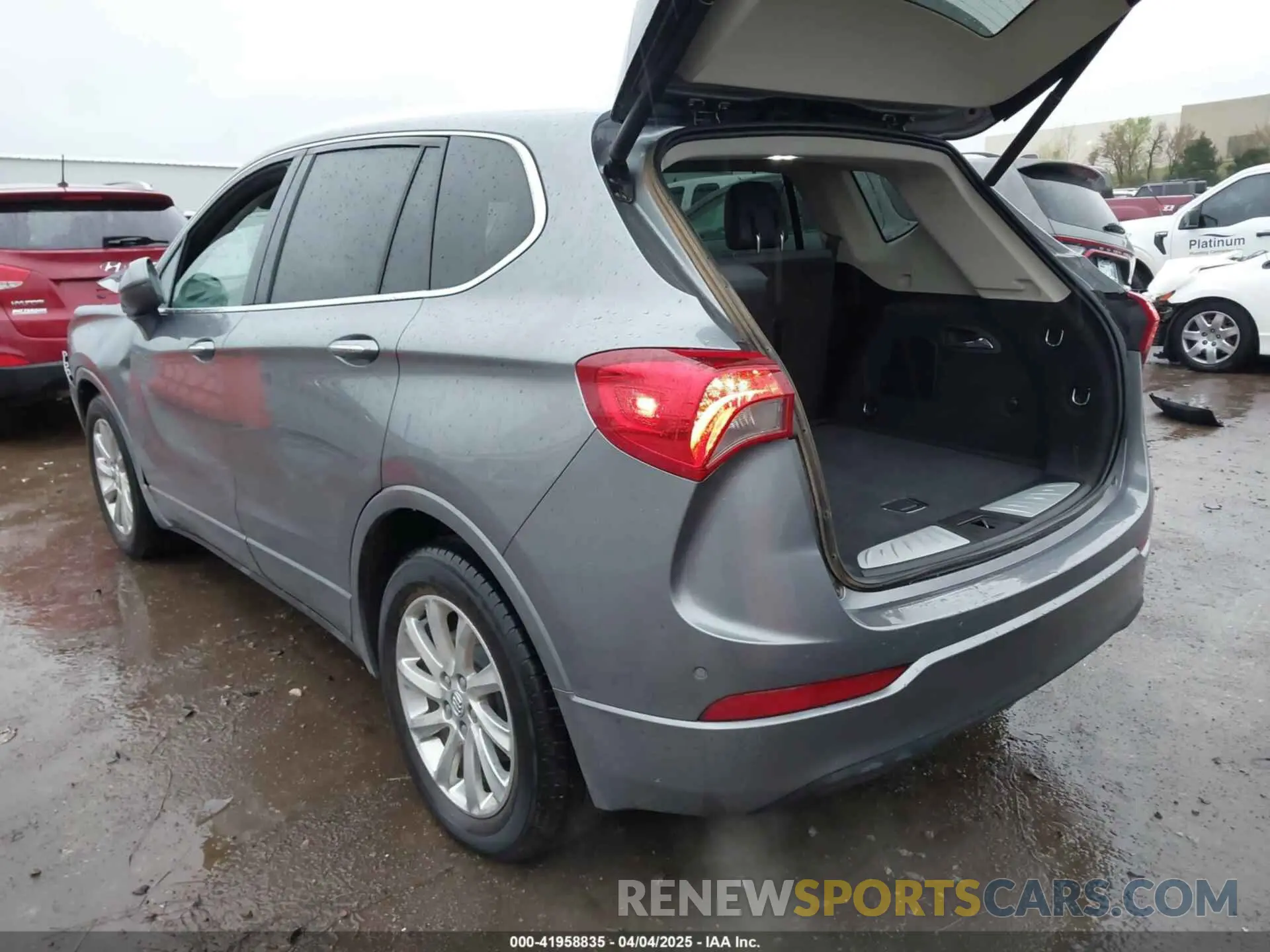 3 fotografías del automóvil dañado LRBFXCSA5LD115590 BUICK ENVISION 2020