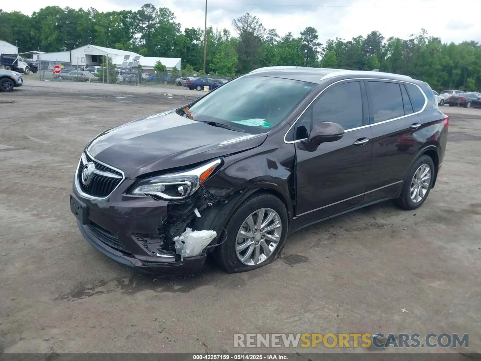 2 fotografías del automóvil dañado LRBFXCSA6LD032055 BUICK ENVISION 2020