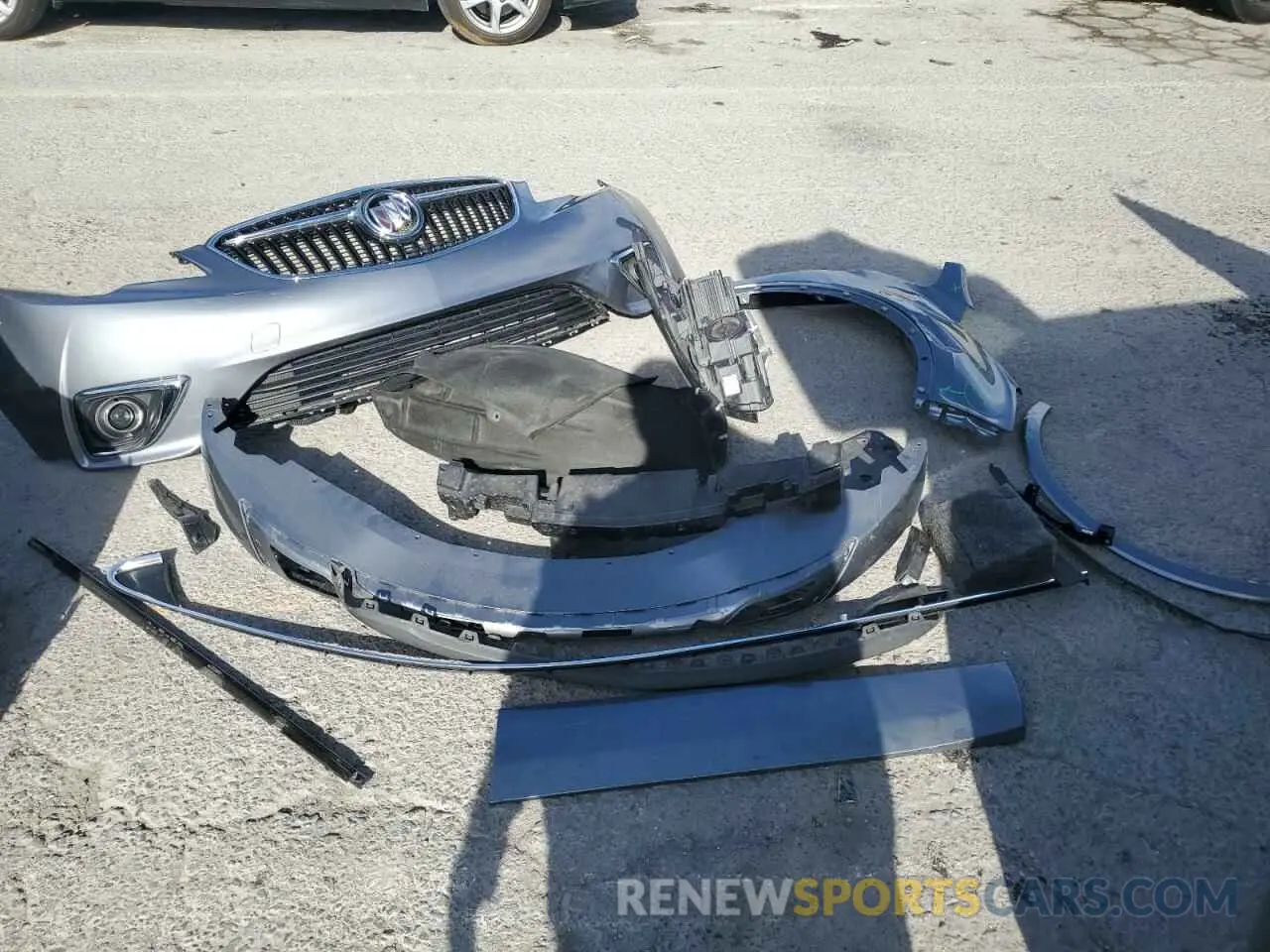 13 fotografías del automóvil dañado LRBFXCSA6LD168072 BUICK ENVISION 2020