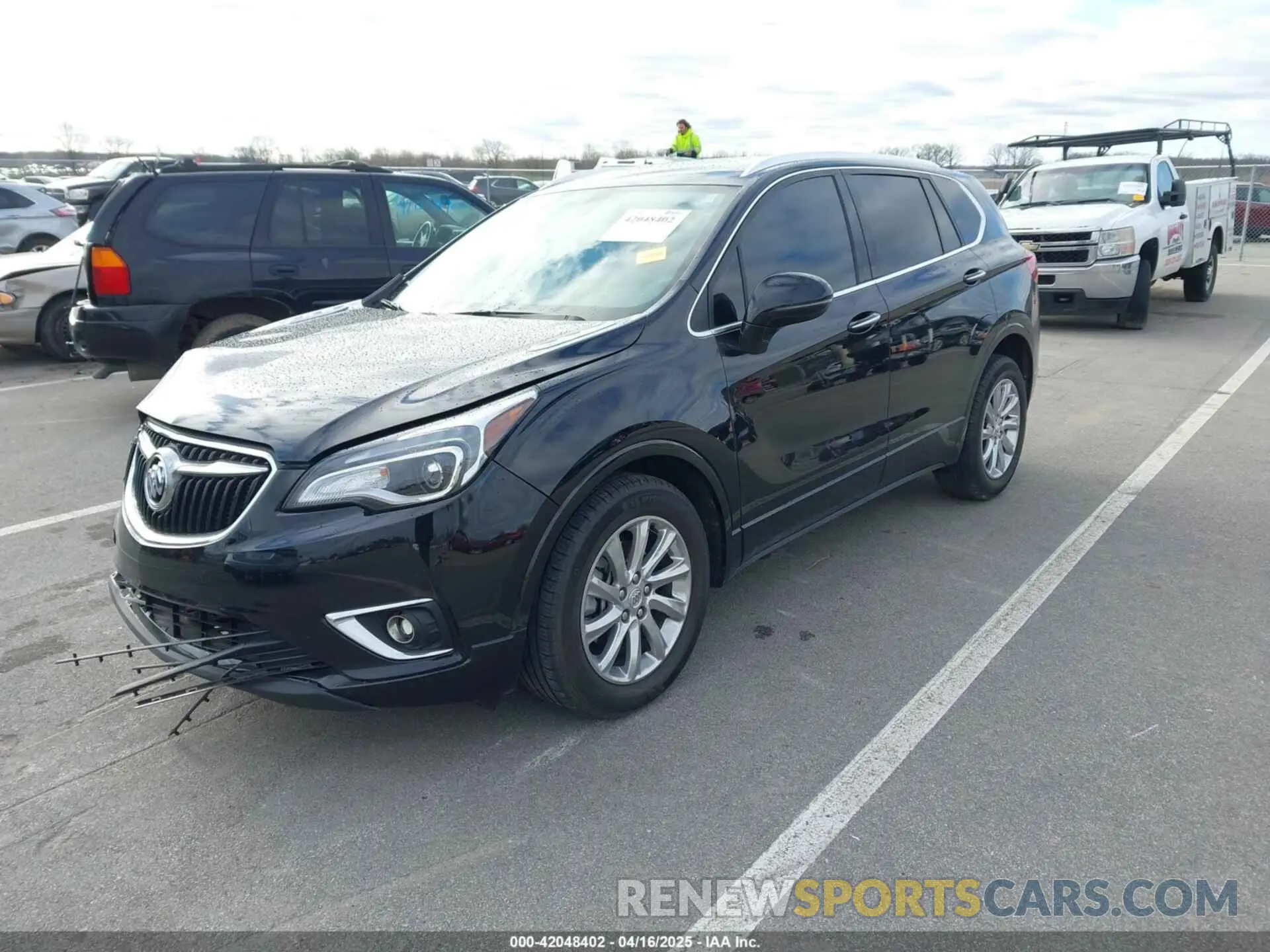 2 fotografías del automóvil dañado LRBFXCSA6LD178195 BUICK ENVISION 2020