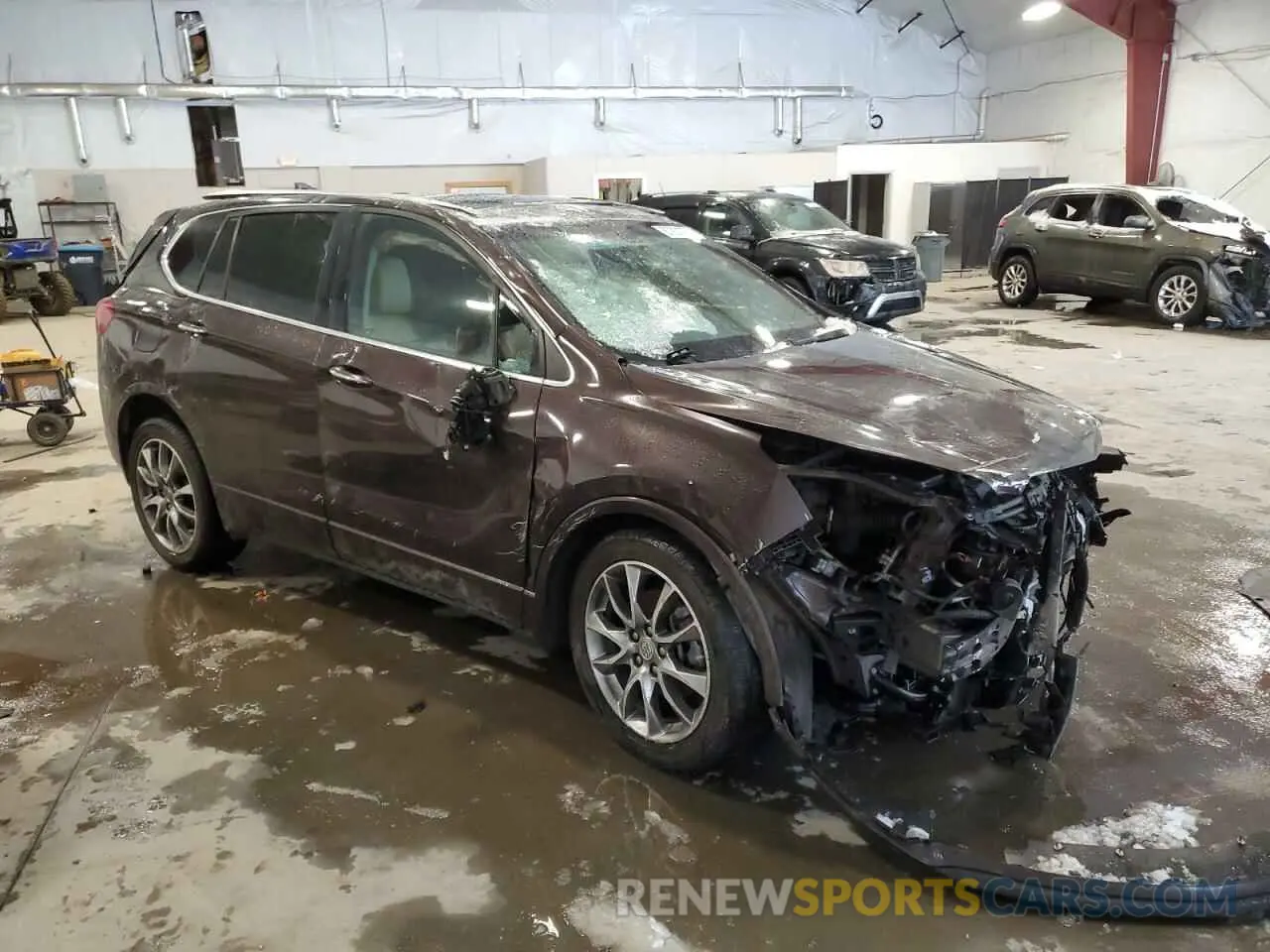 4 fotografías del automóvil dañado LRBFXCSA7LD116207 BUICK ENVISION 2020