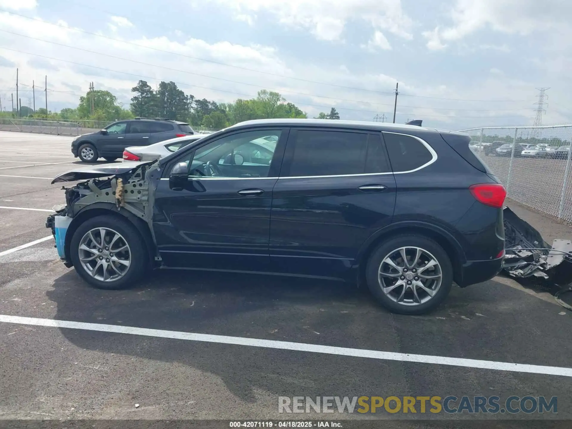 14 fotografías del automóvil dañado LRBFXCSA7LD155492 BUICK ENVISION 2020