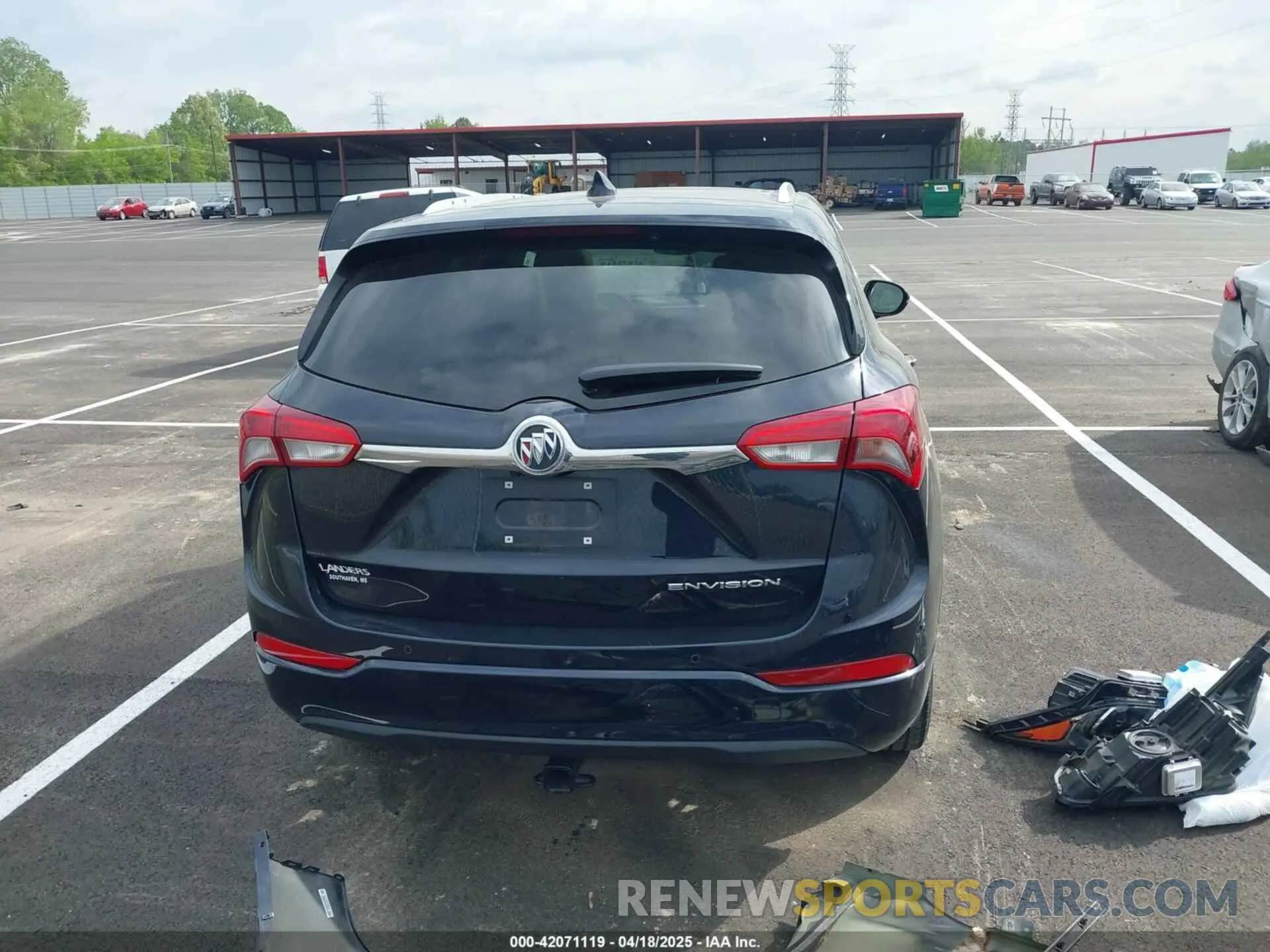 16 fotografías del automóvil dañado LRBFXCSA7LD155492 BUICK ENVISION 2020