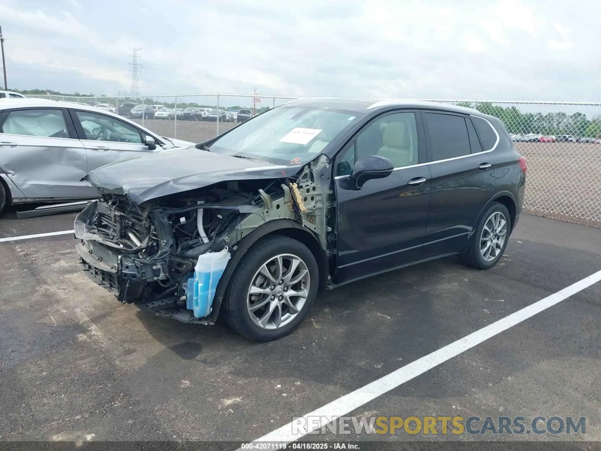 2 fotografías del automóvil dañado LRBFXCSA7LD155492 BUICK ENVISION 2020