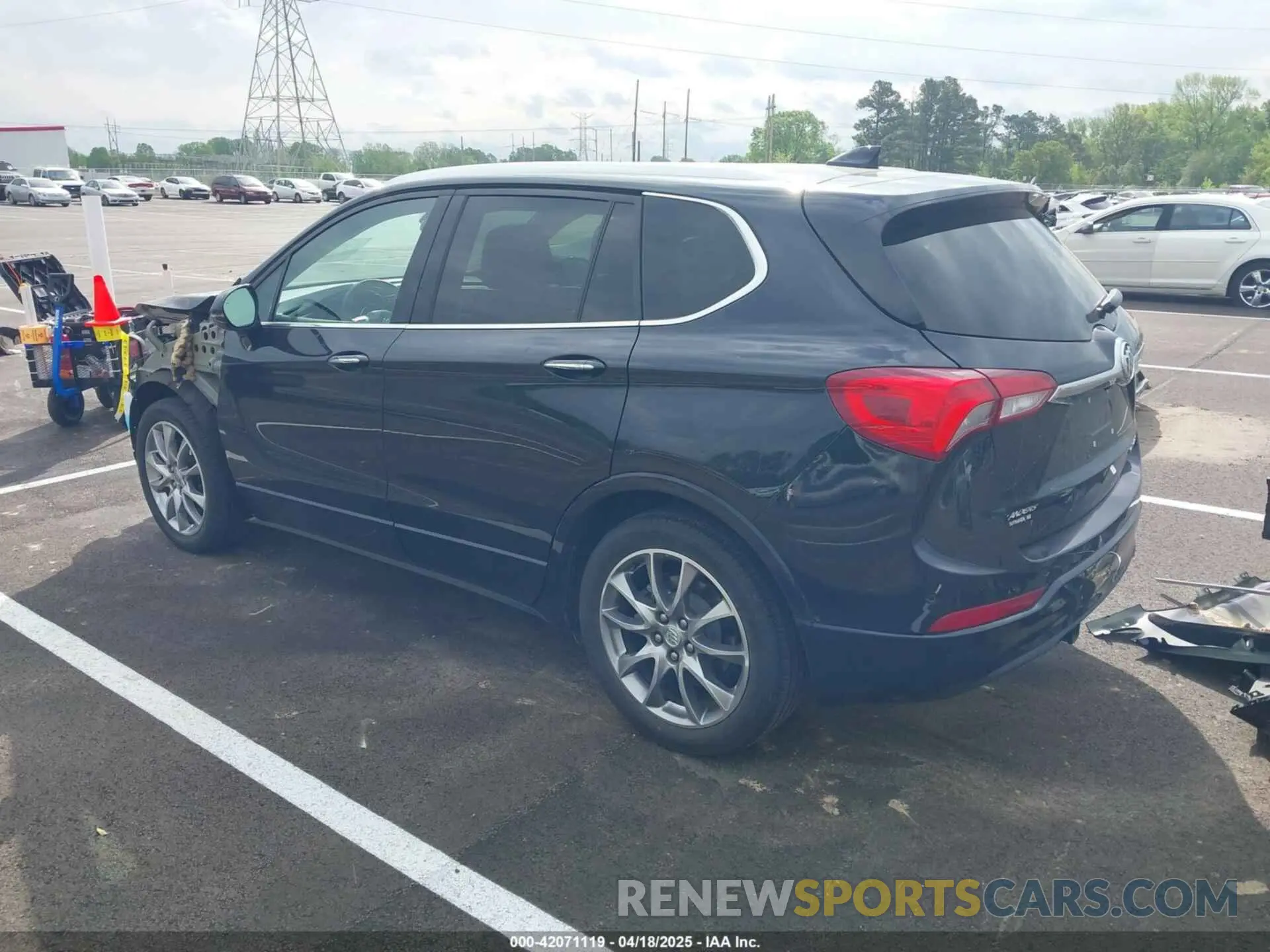 3 fotografías del automóvil dañado LRBFXCSA7LD155492 BUICK ENVISION 2020