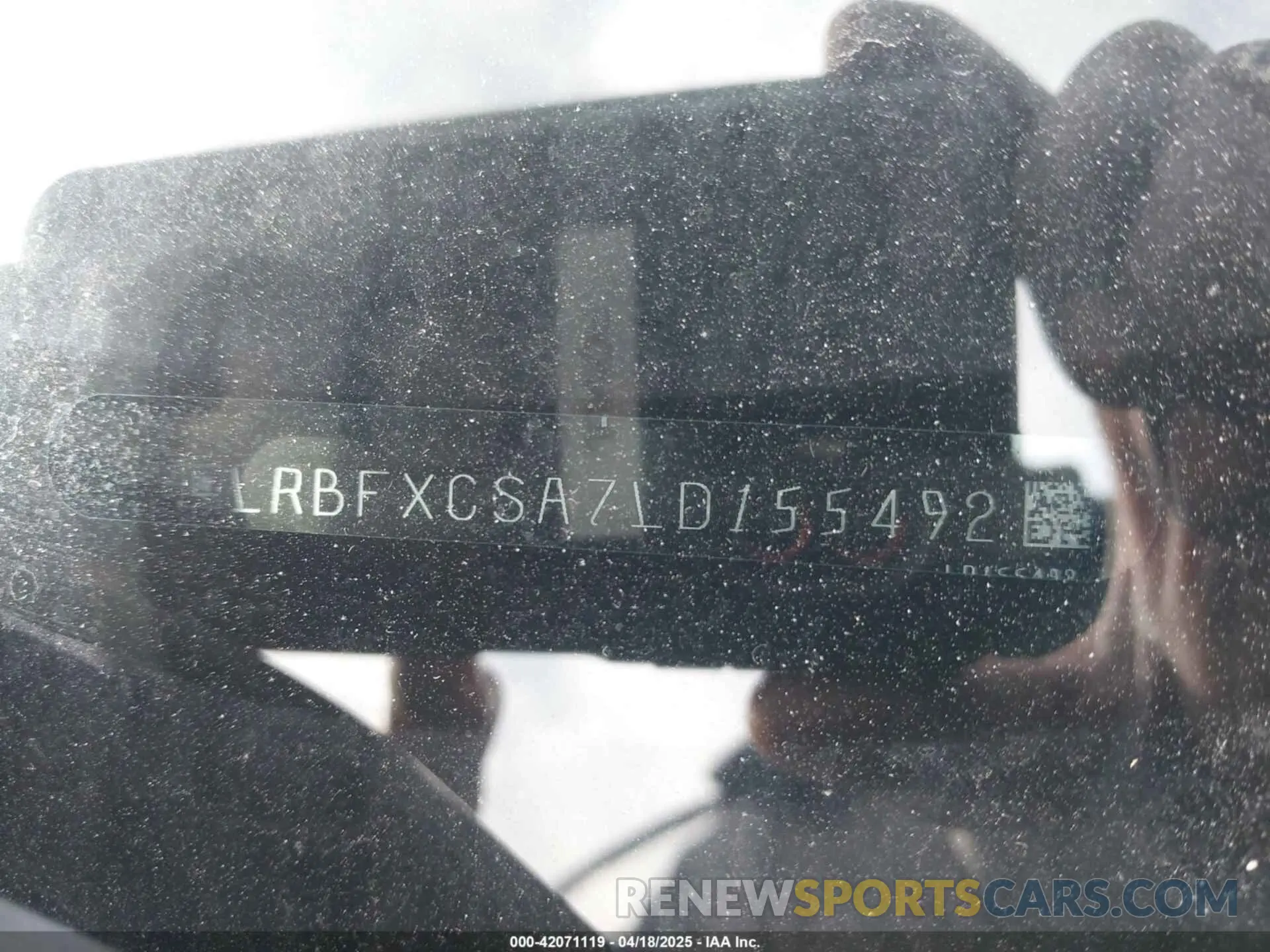 9 fotografías del automóvil dañado LRBFXCSA7LD155492 BUICK ENVISION 2020