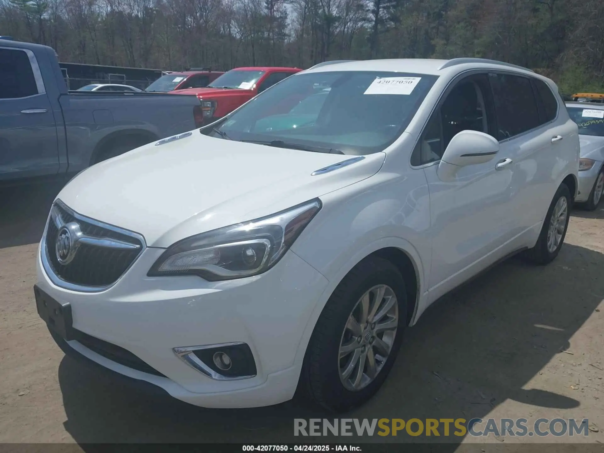 2 fotografías del automóvil dañado LRBFXCSA8LD149538 BUICK ENVISION 2020
