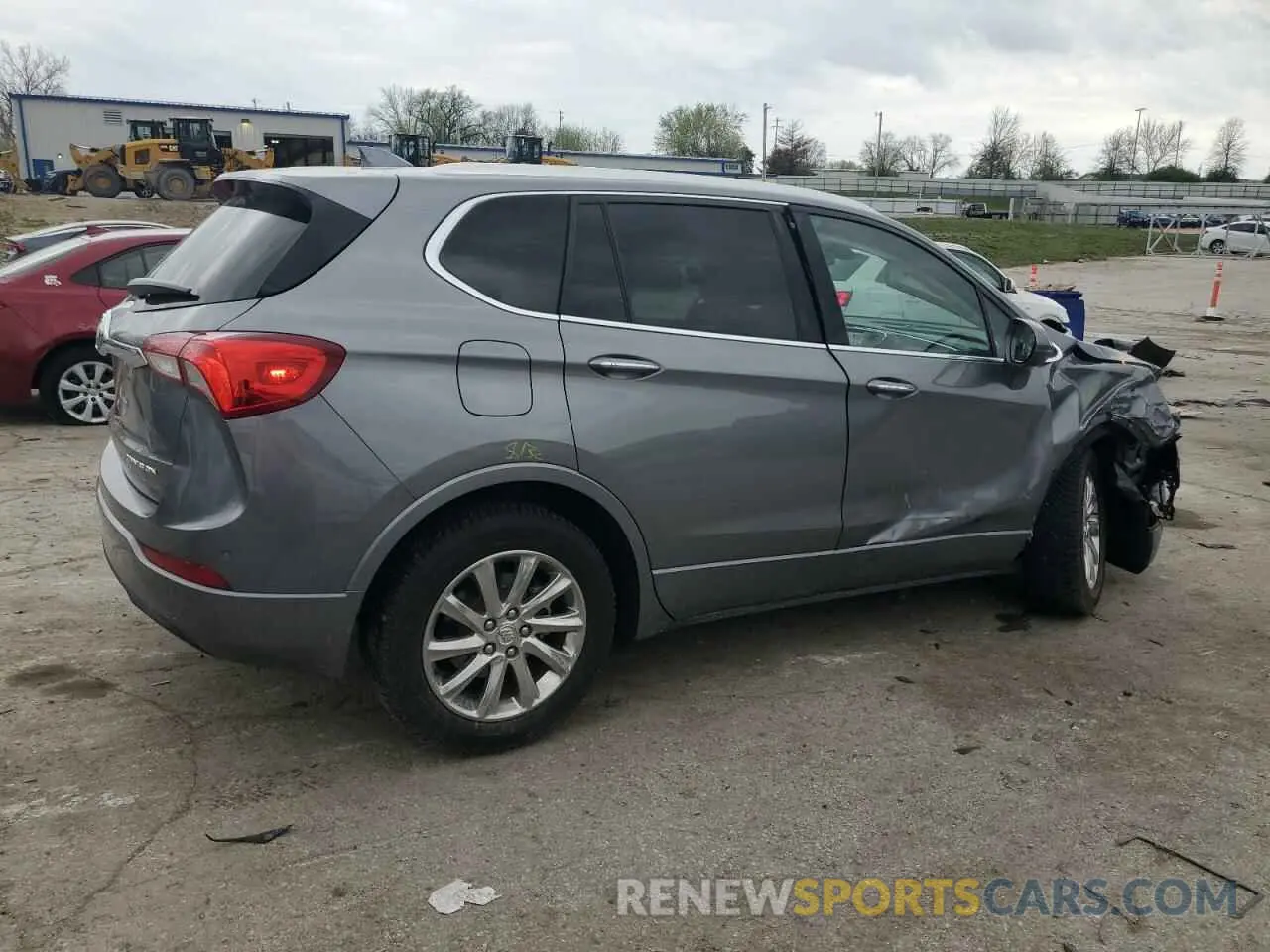 3 fotografías del automóvil dañado LRBFXCSA9LD103510 BUICK ENVISION 2020