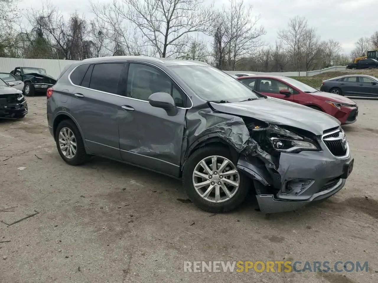 4 fotografías del automóvil dañado LRBFXCSA9LD103510 BUICK ENVISION 2020