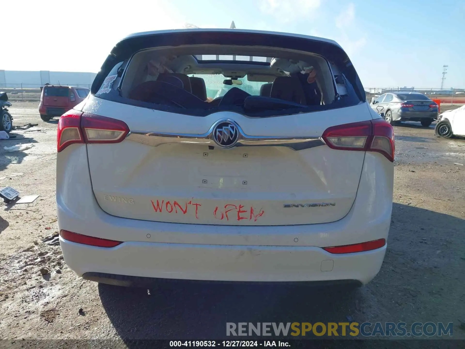 16 fotografías del automóvil dañado LRBFXCSA9LD150360 BUICK ENVISION 2020