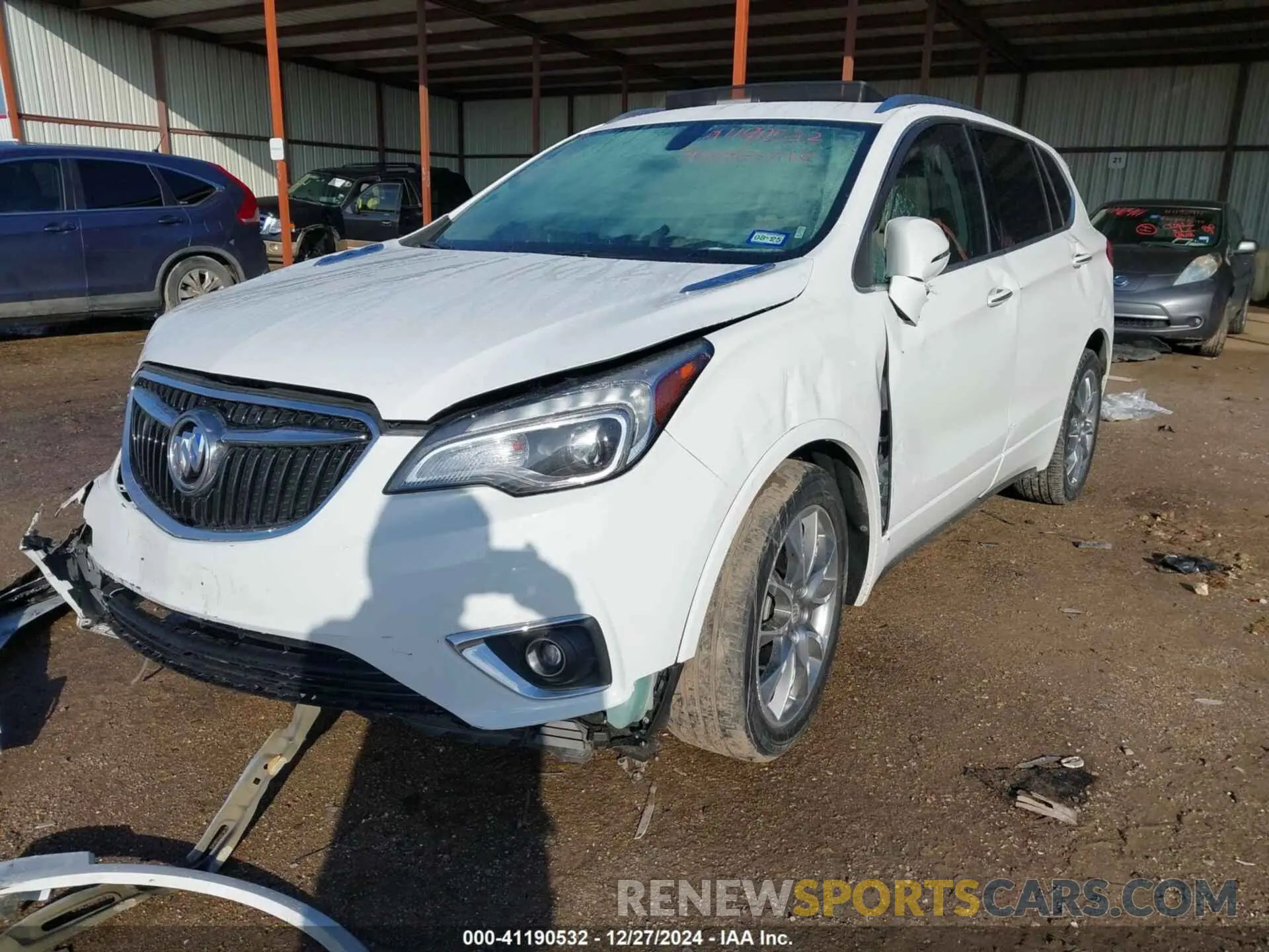 2 fotografías del automóvil dañado LRBFXCSA9LD150360 BUICK ENVISION 2020
