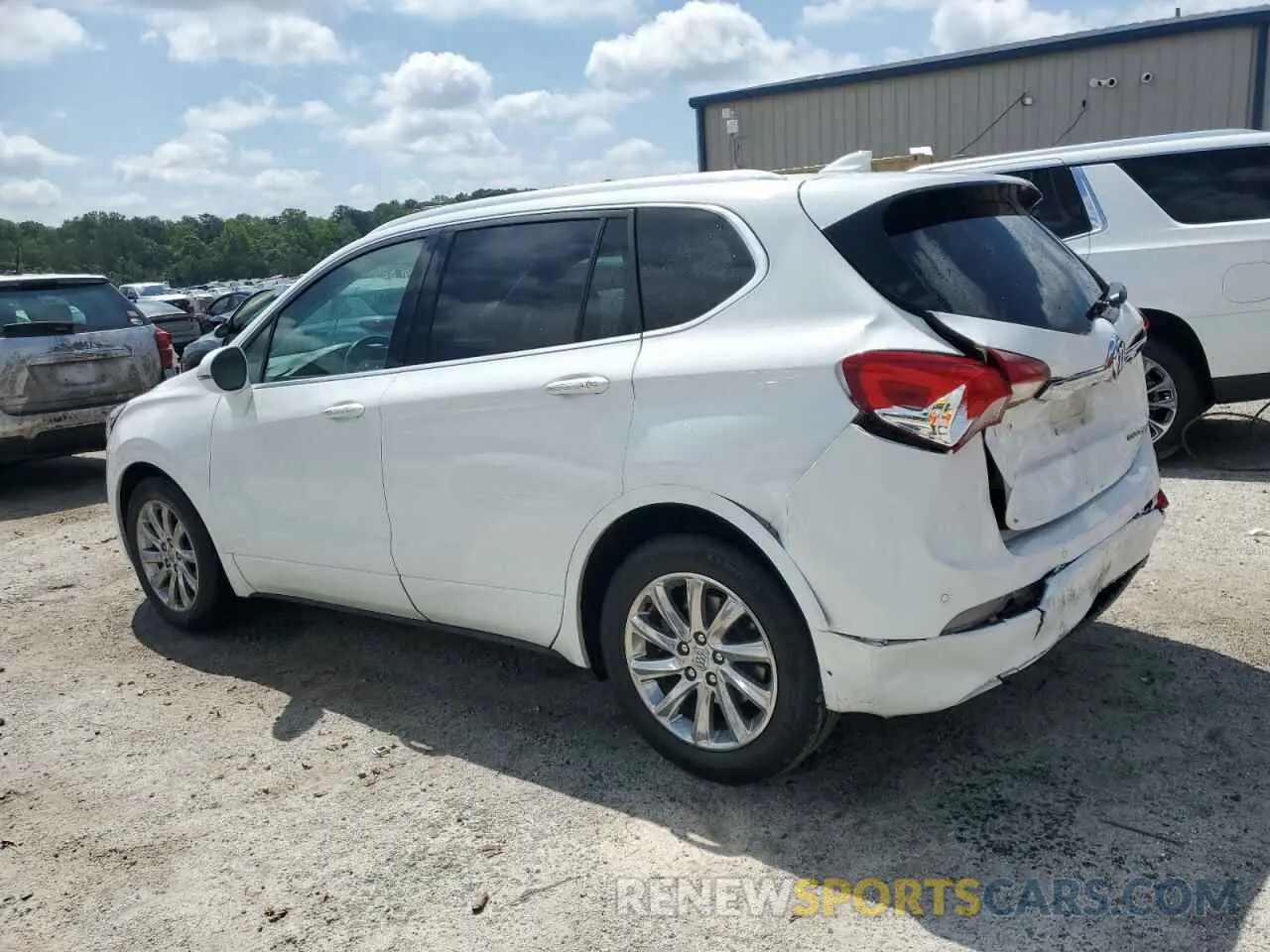 2 fotografías del automóvil dañado LRBFXCSAXLD060294 BUICK ENVISION 2020