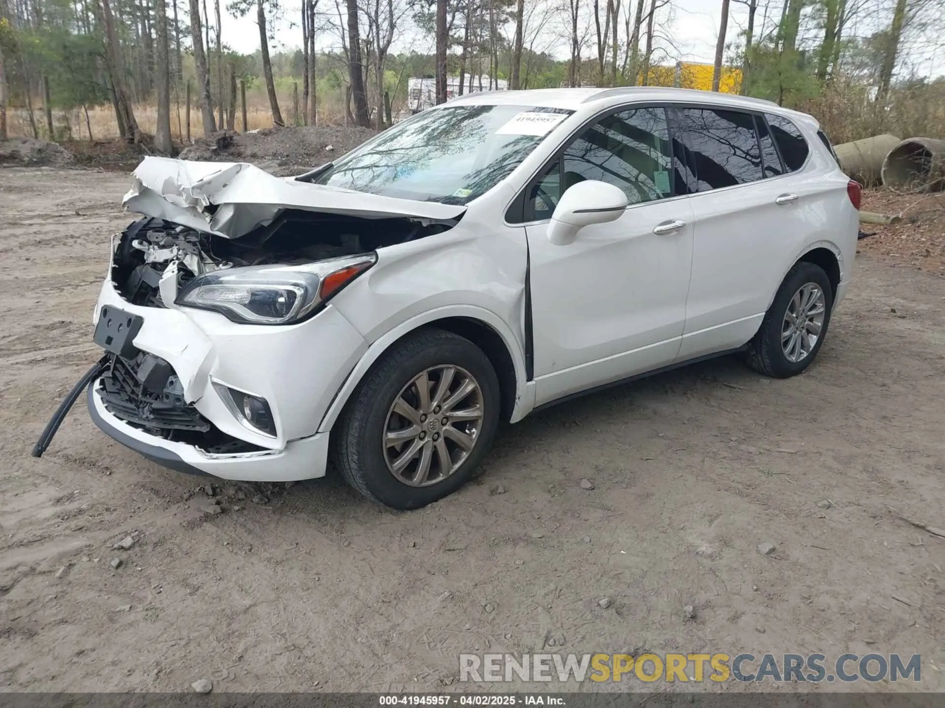 2 fotografías del automóvil dañado LRBFXCSAXLD069612 BUICK ENVISION 2020