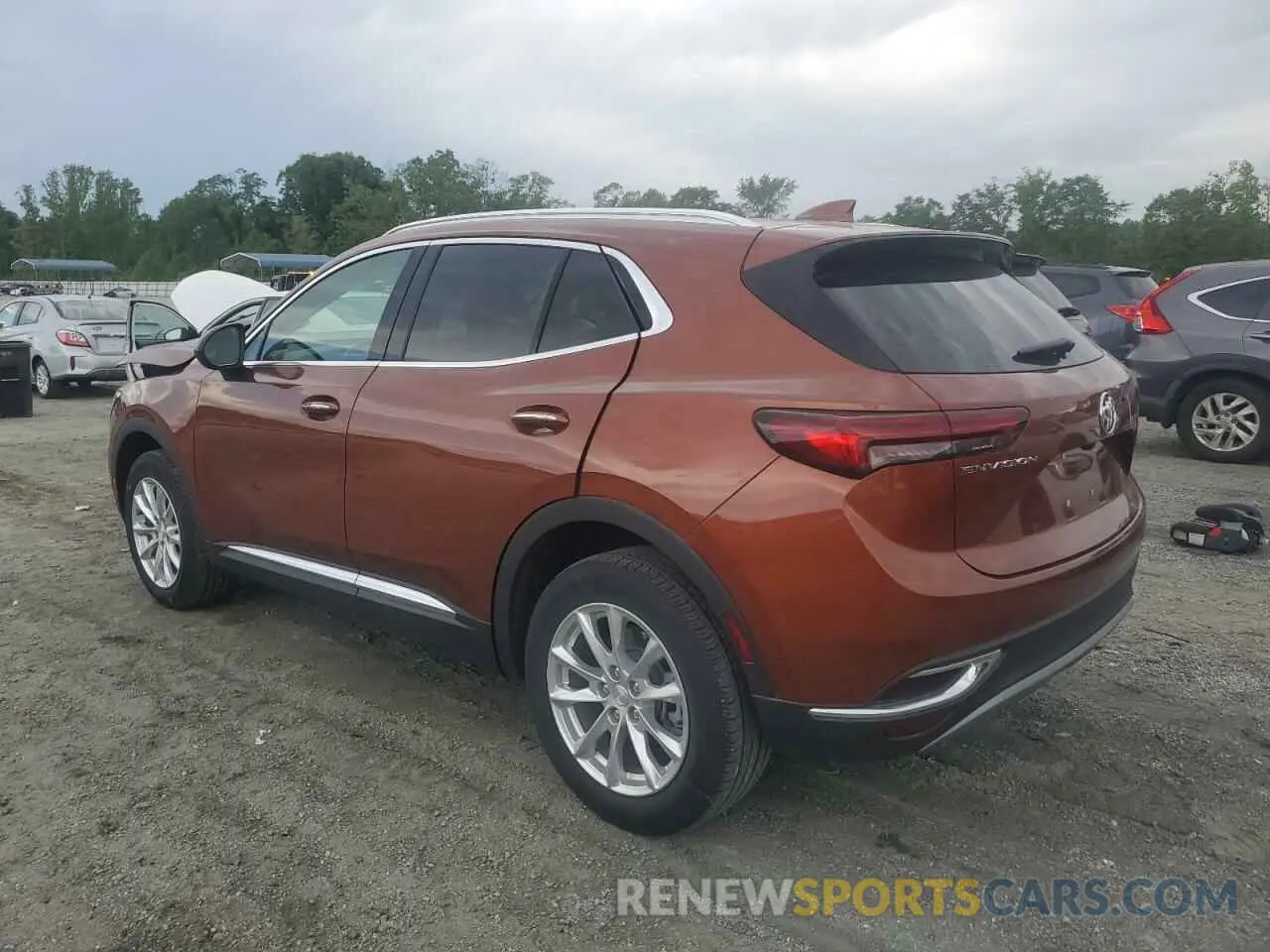 2 fotografías del automóvil dañado LRBAZLR41MD105564 BUICK ENVISION 2021