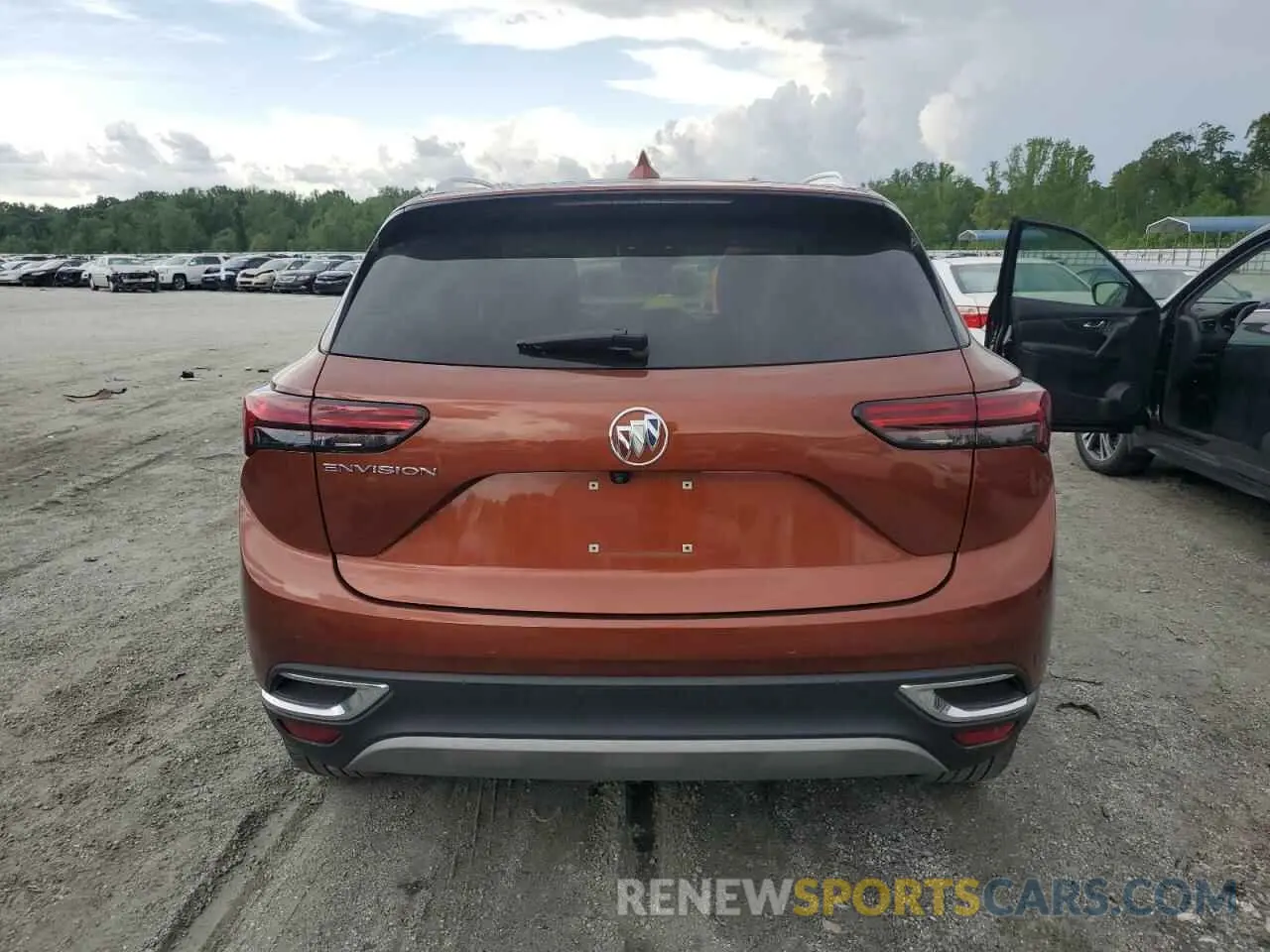 6 fotografías del automóvil dañado LRBAZLR41MD105564 BUICK ENVISION 2021