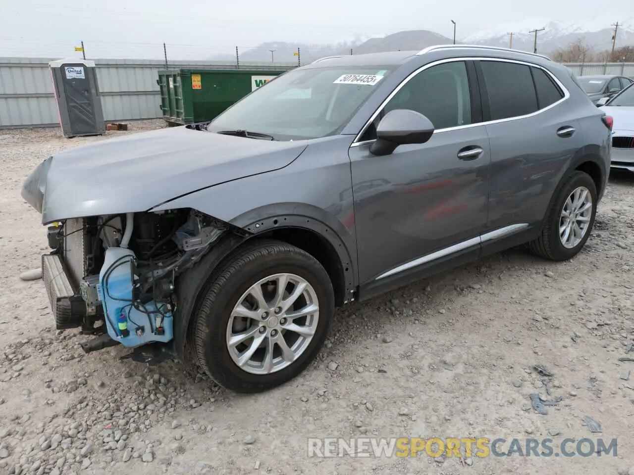 1 fotografías del automóvil dañado LRBAZLR42MD098303 BUICK ENVISION 2021