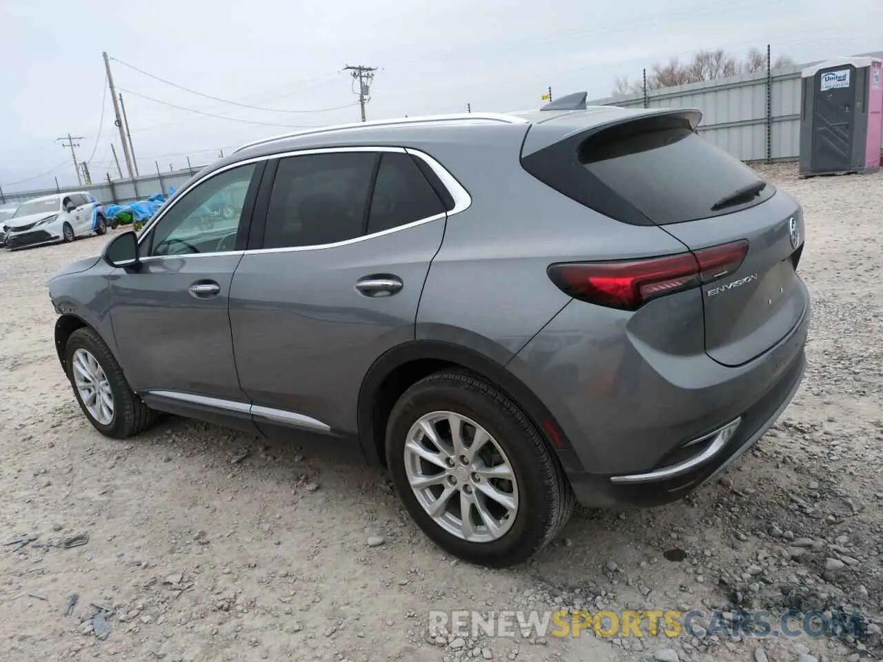 2 fotografías del automóvil dañado LRBAZLR42MD098303 BUICK ENVISION 2021