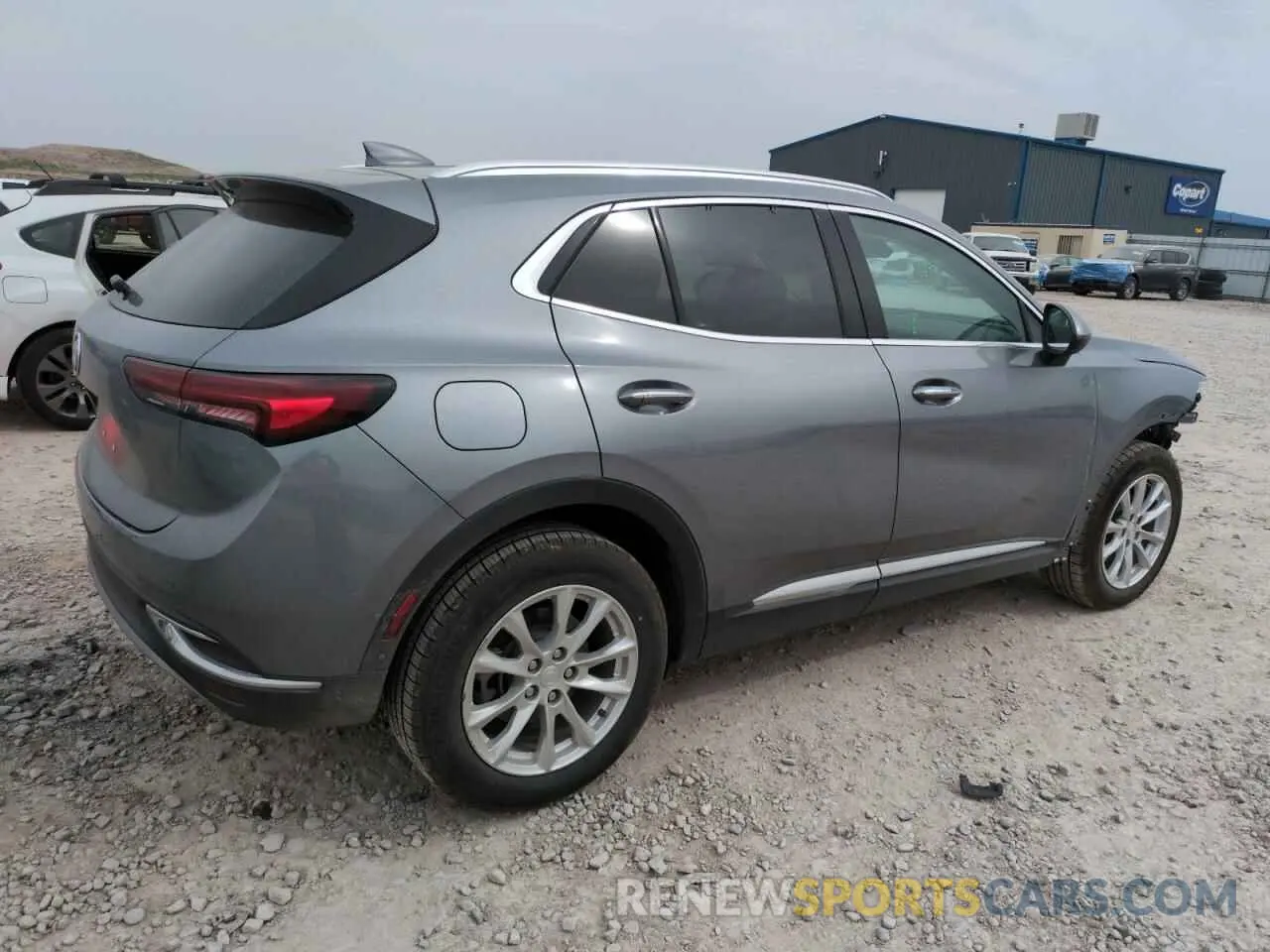 3 fotografías del automóvil dañado LRBAZLR42MD098303 BUICK ENVISION 2021
