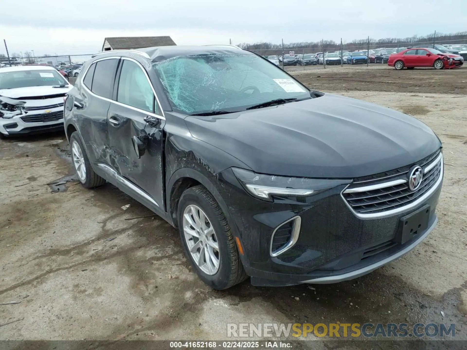 1 fotografías del automóvil dañado LRBAZLR42MD100017 BUICK ENVISION 2021