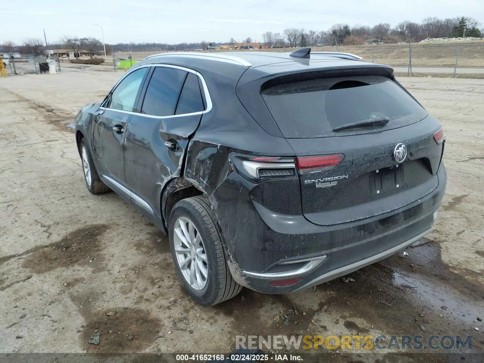 3 fotografías del automóvil dañado LRBAZLR42MD100017 BUICK ENVISION 2021