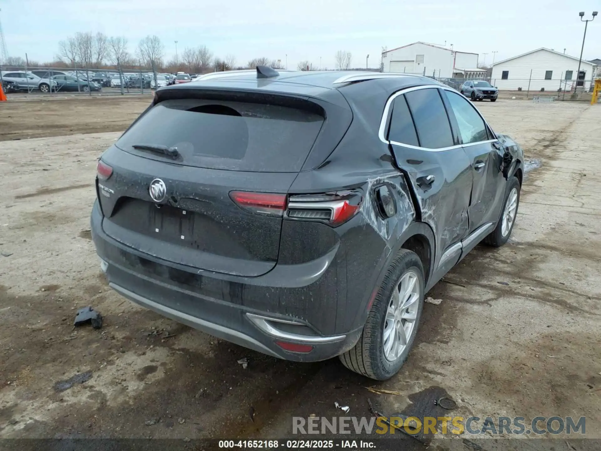 4 fotografías del automóvil dañado LRBAZLR42MD100017 BUICK ENVISION 2021