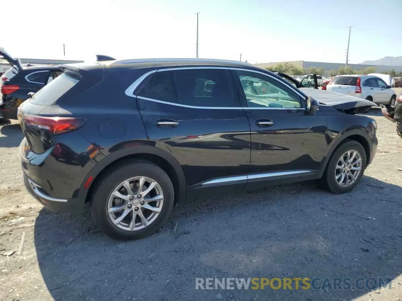 3 fotografías del automóvil dañado LRBAZLR44MD149719 BUICK ENVISION 2021