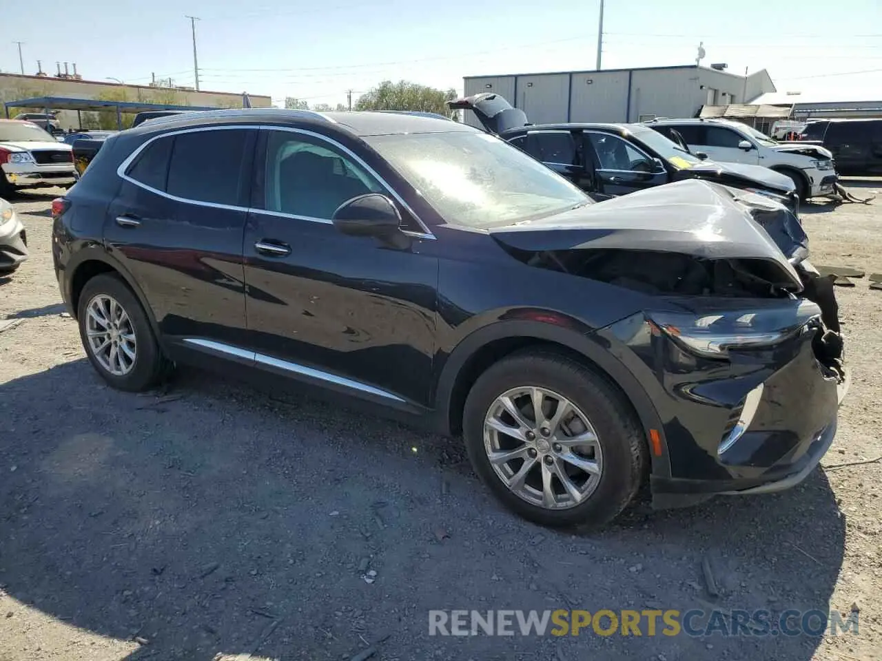 4 fotografías del automóvil dañado LRBAZLR44MD149719 BUICK ENVISION 2021