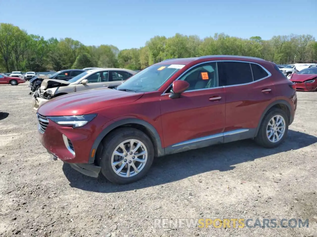 1 fotografías del automóvil dañado LRBAZLR44MD163572 BUICK ENVISION 2021