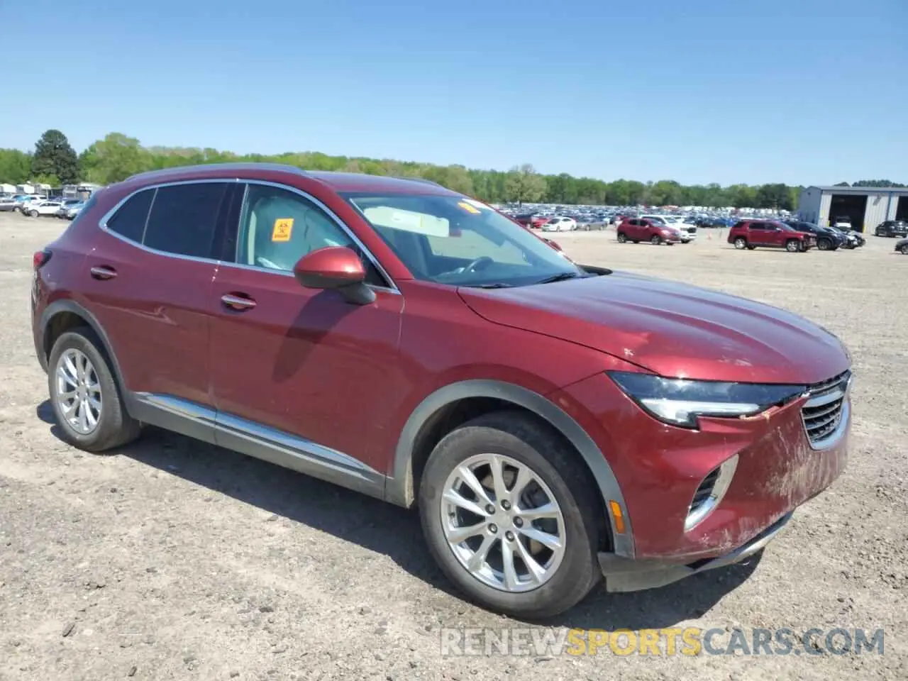 4 fotografías del automóvil dañado LRBAZLR44MD163572 BUICK ENVISION 2021