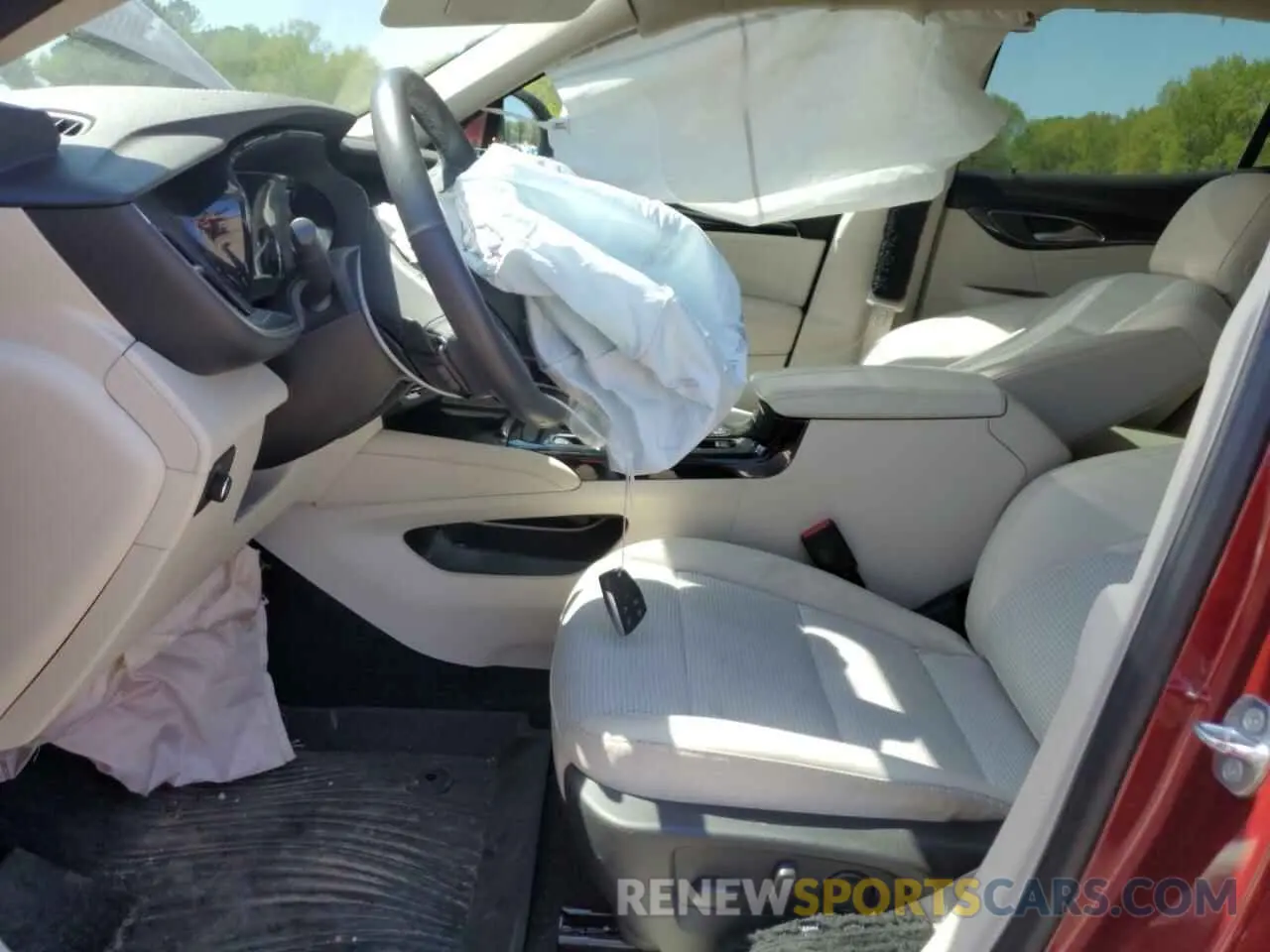 7 fotografías del automóvil dañado LRBAZLR44MD163572 BUICK ENVISION 2021