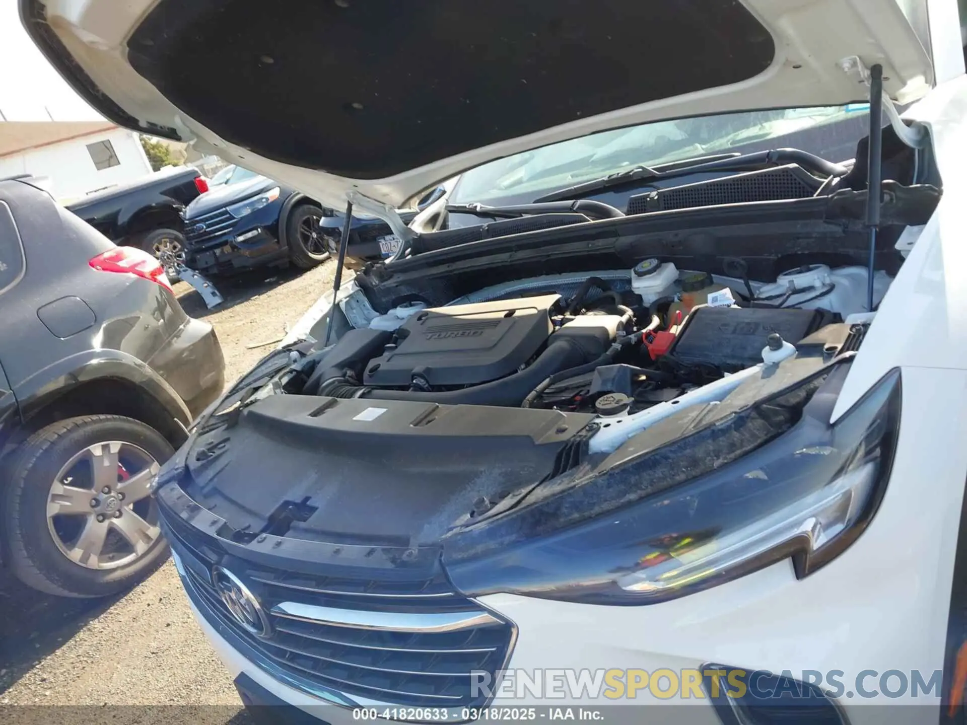 10 fotografías del automóvil dañado LRBAZLR45MD041450 BUICK ENVISION 2021
