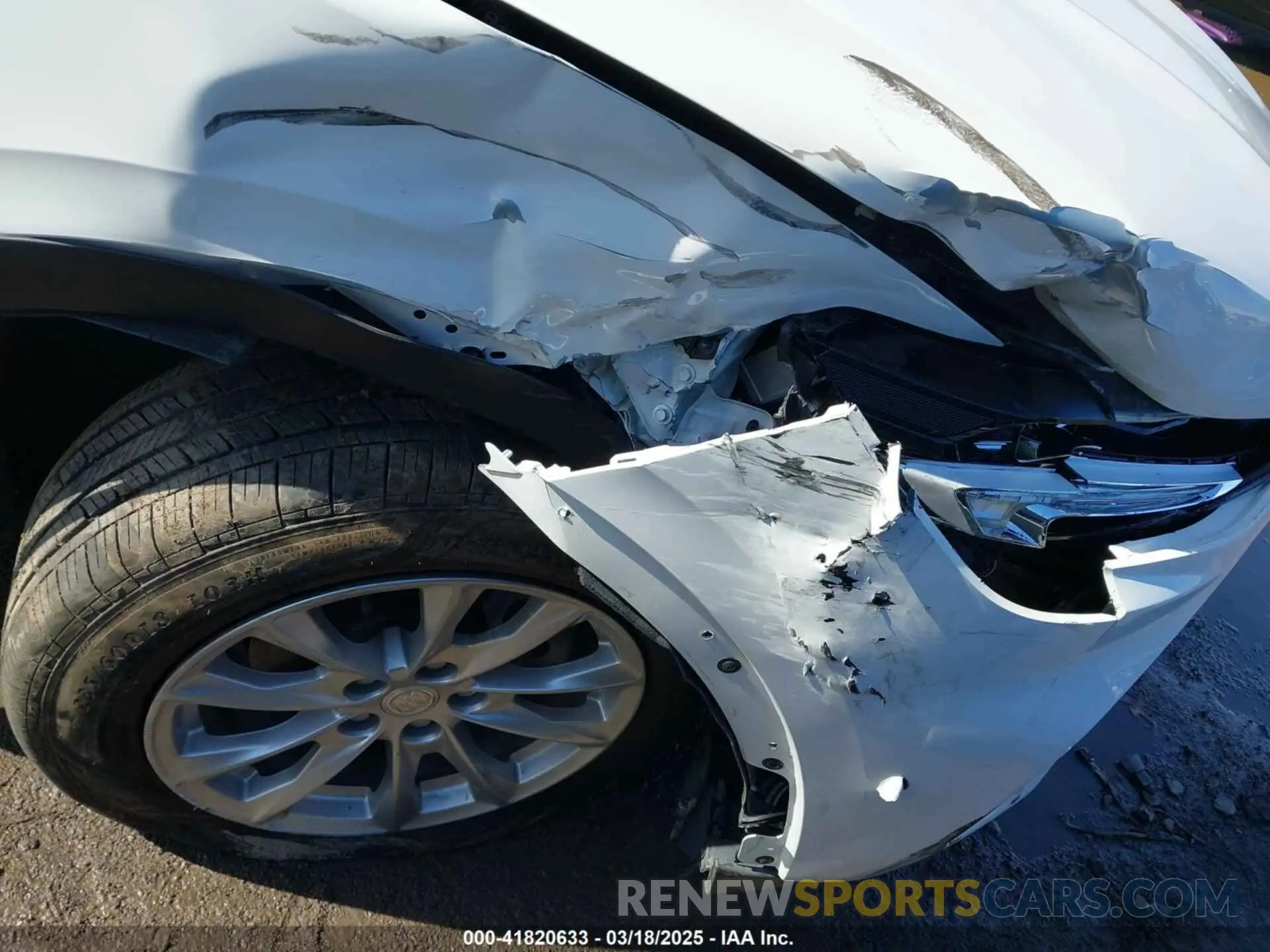6 fotografías del automóvil dañado LRBAZLR45MD041450 BUICK ENVISION 2021