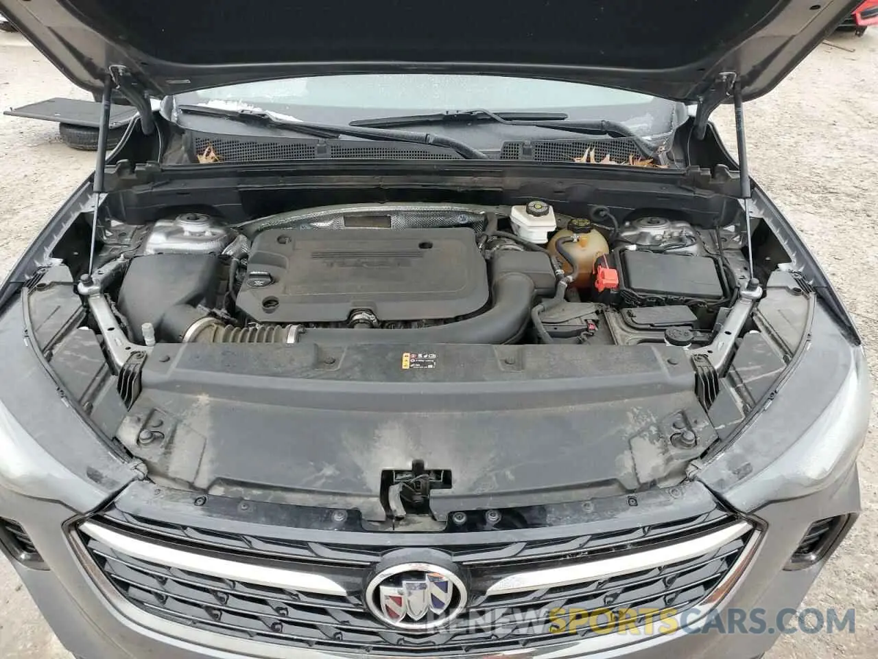 12 fotografías del automóvil dañado LRBAZLR46MD100165 BUICK ENVISION 2021