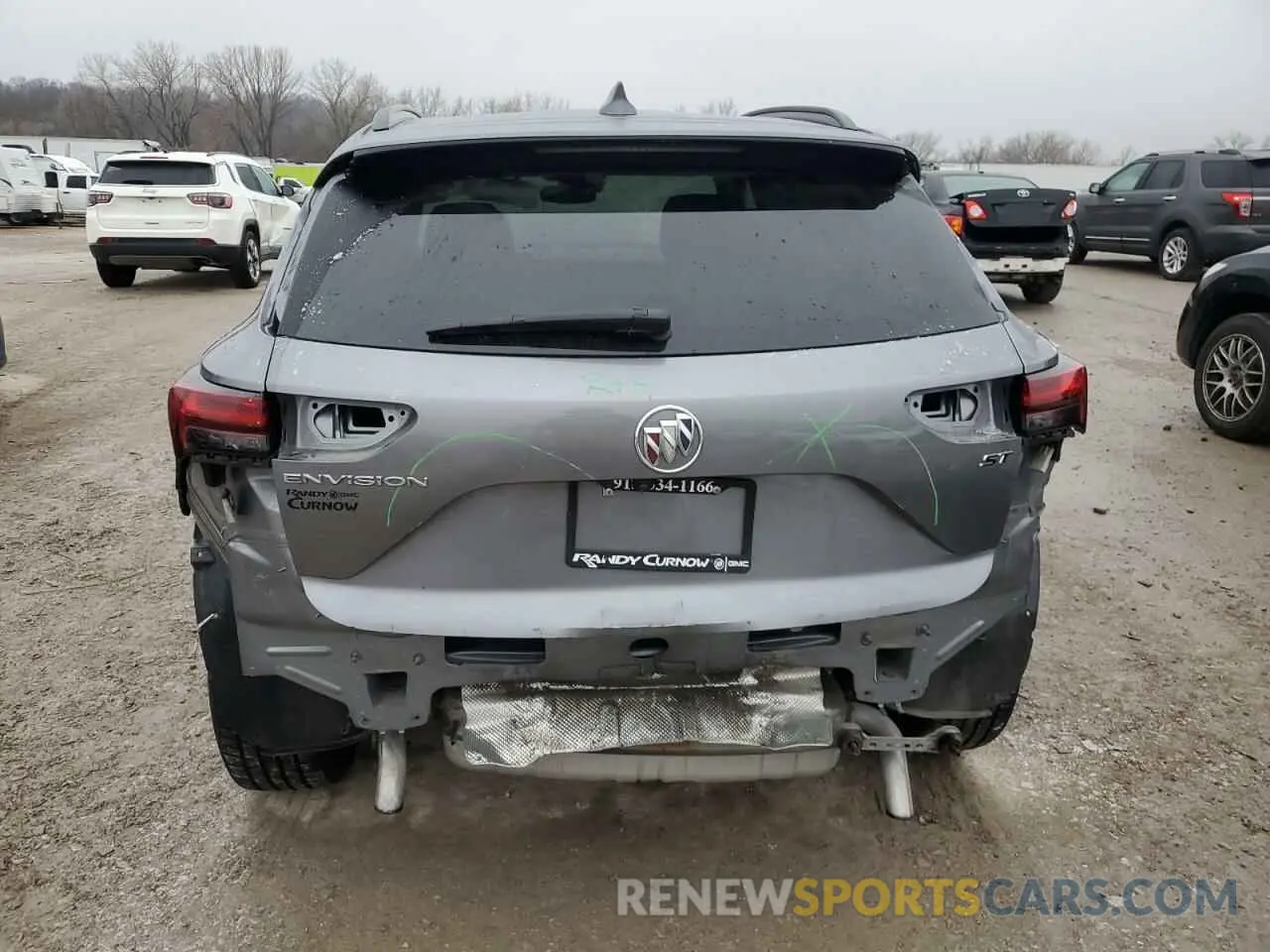 6 fotografías del automóvil dañado LRBAZLR46MD100165 BUICK ENVISION 2021
