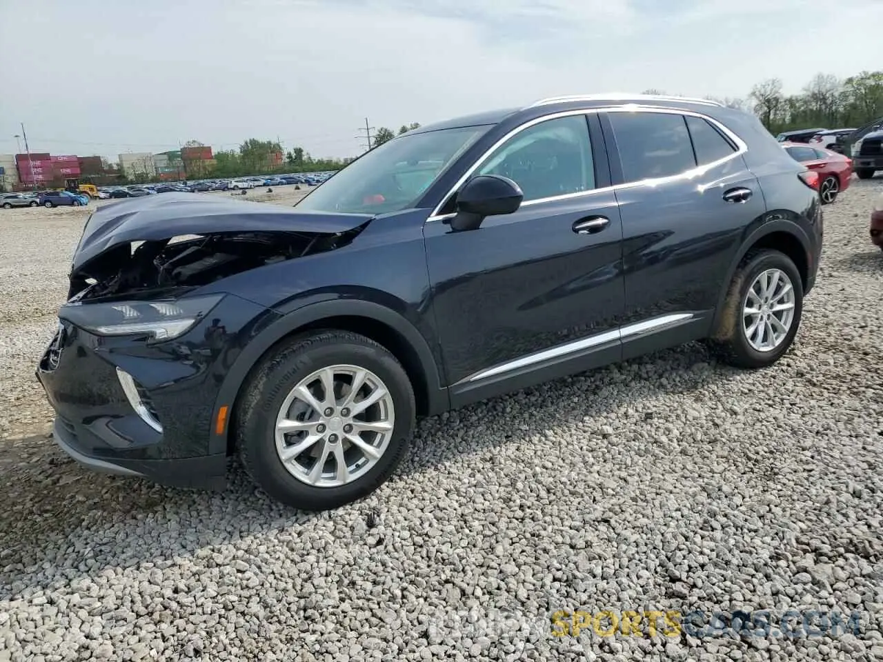 1 fotografías del automóvil dañado LRBAZLR46MD183600 BUICK ENVISION 2021