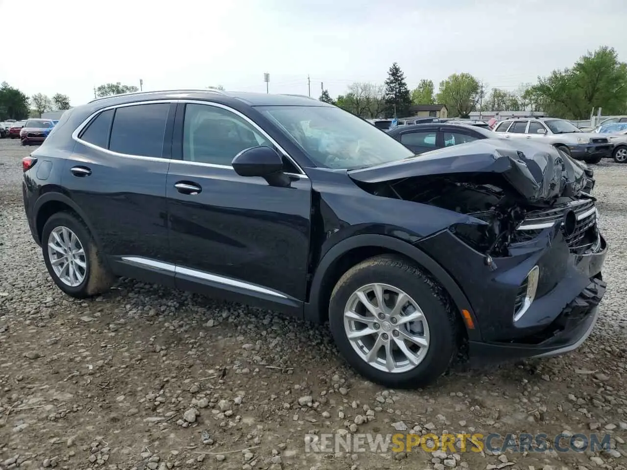 4 fotografías del automóvil dañado LRBAZLR46MD183600 BUICK ENVISION 2021