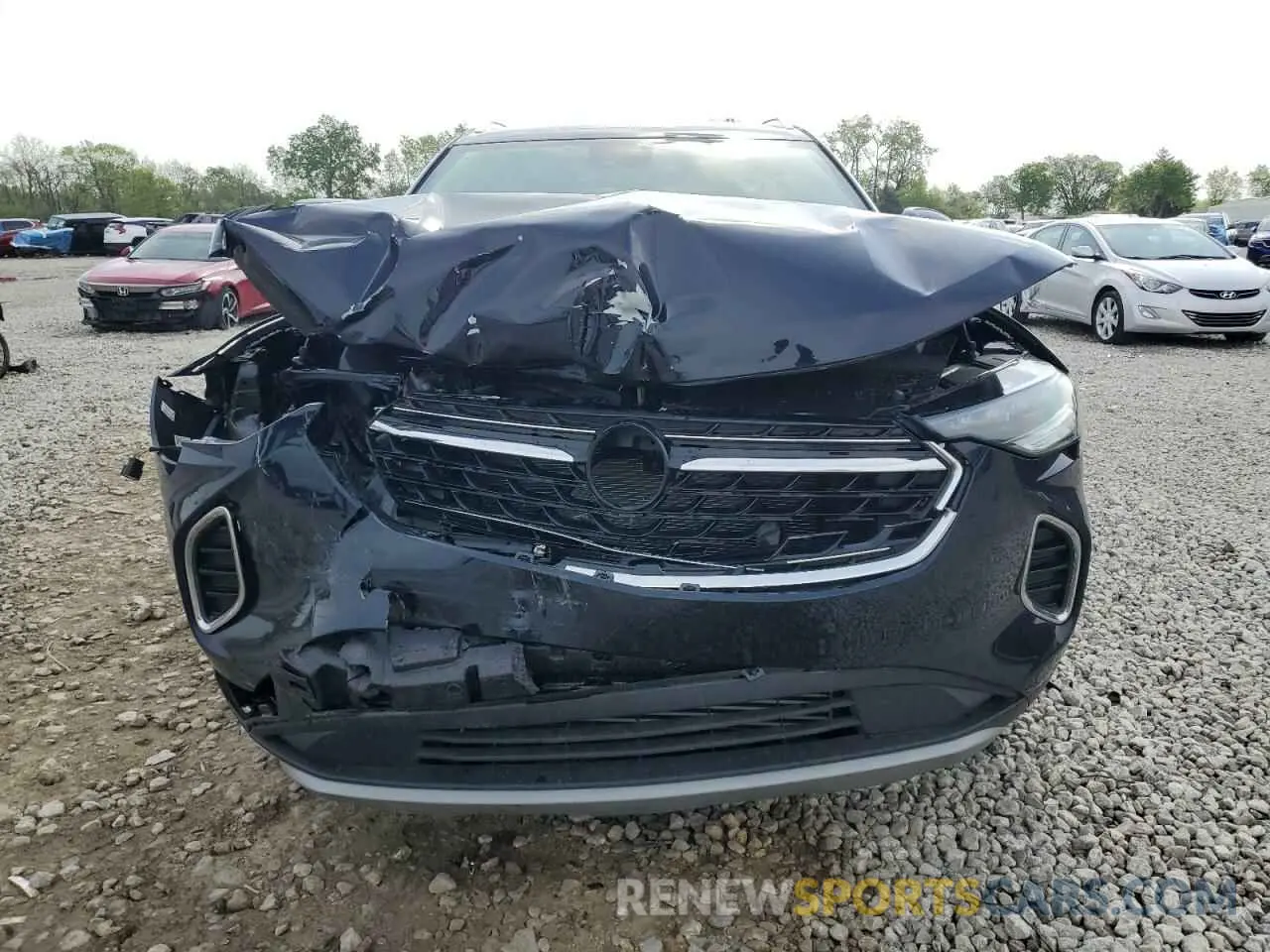 5 fotografías del automóvil dañado LRBAZLR46MD183600 BUICK ENVISION 2021