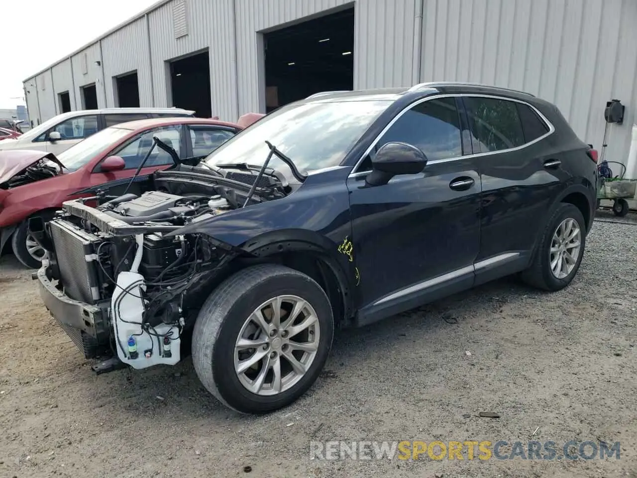 1 fotografías del automóvil dañado LRBAZLR48MD063216 BUICK ENVISION 2021