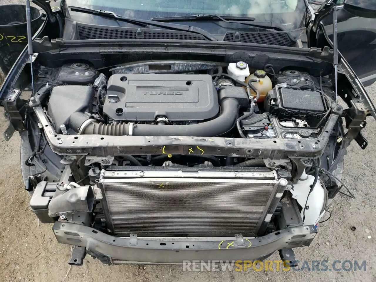 12 fotografías del automóvil dañado LRBAZLR48MD063216 BUICK ENVISION 2021