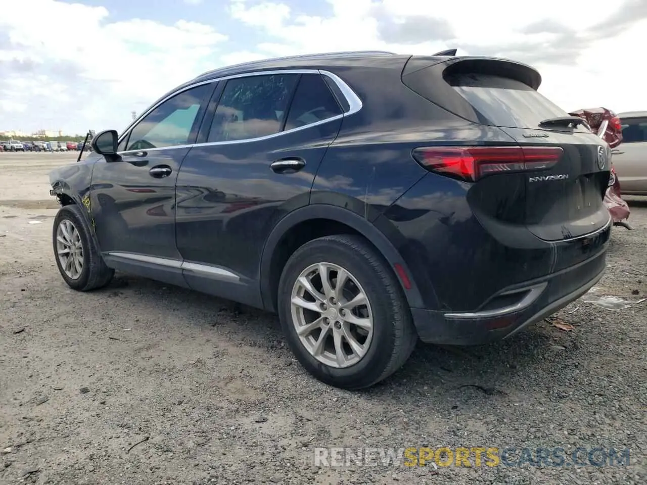 2 fotografías del automóvil dañado LRBAZLR48MD063216 BUICK ENVISION 2021
