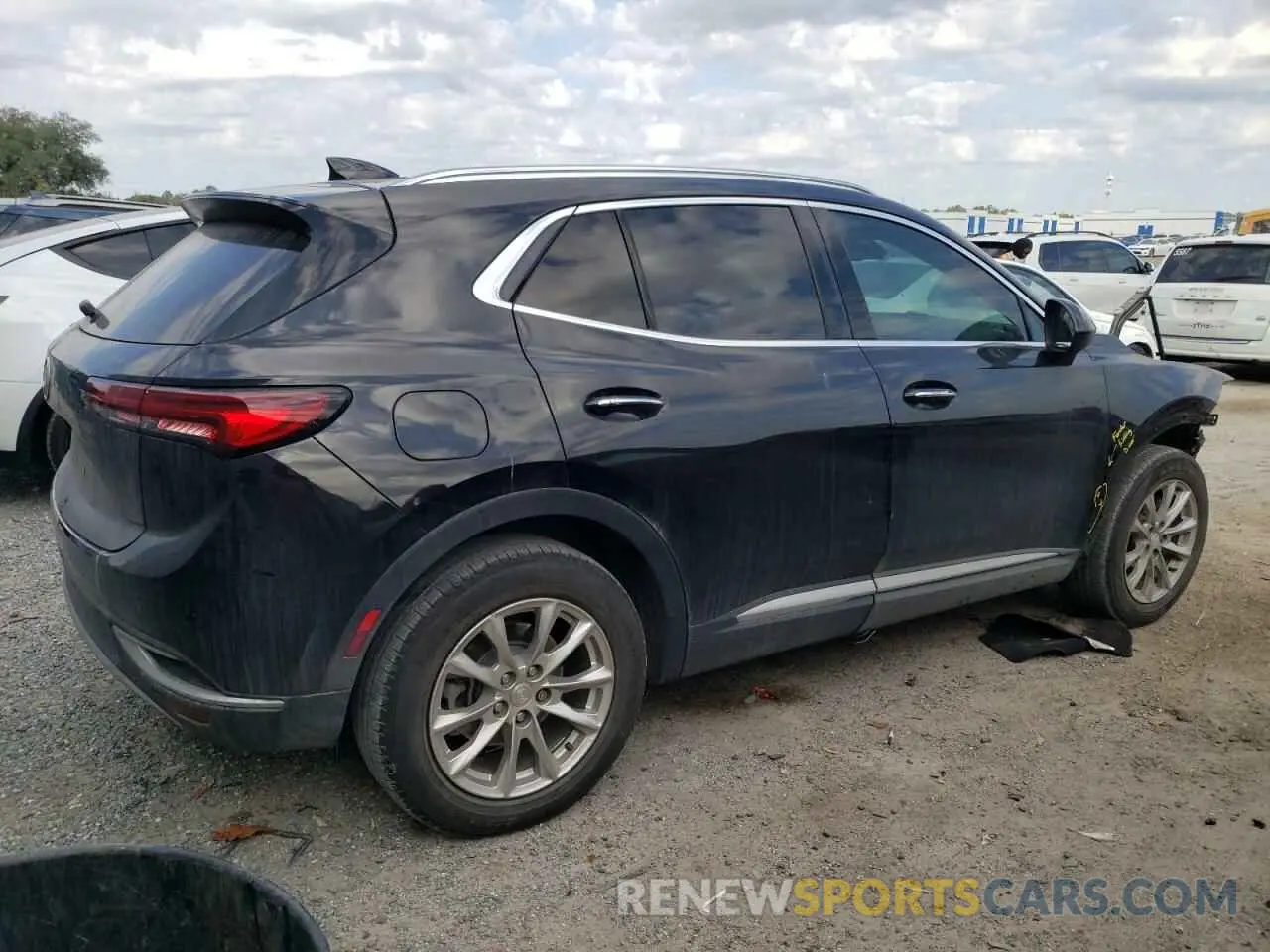 3 fotografías del automóvil dañado LRBAZLR48MD063216 BUICK ENVISION 2021