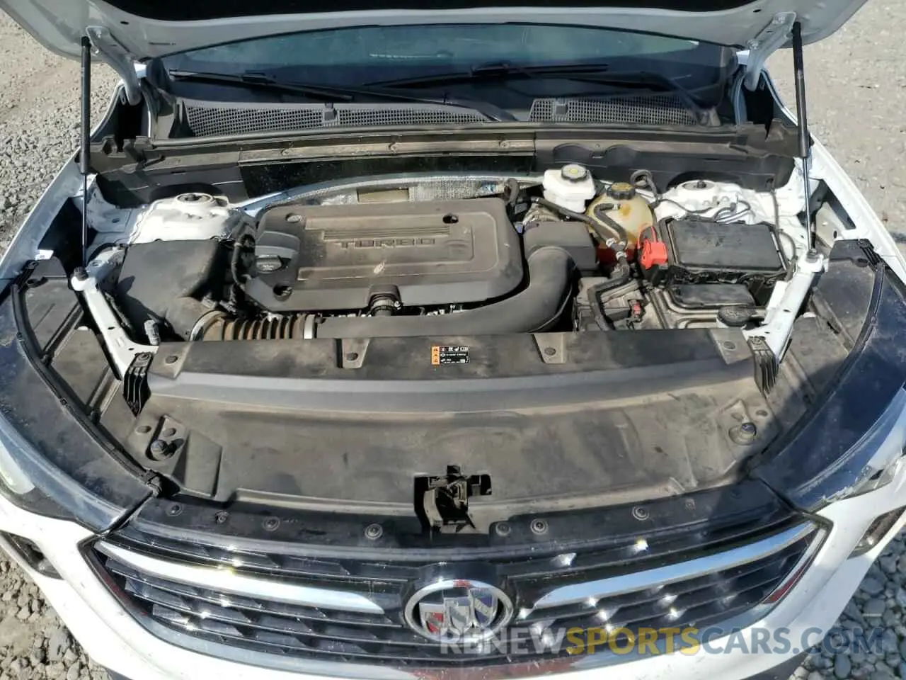 12 fotografías del automóvil dañado LRBAZLR49MD108244 BUICK ENVISION 2021