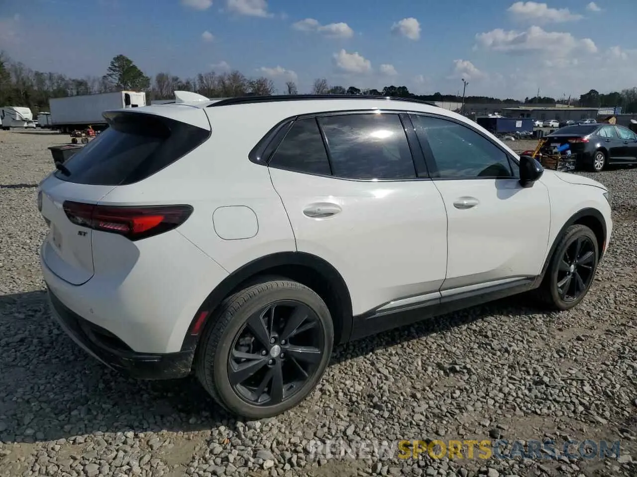 3 fotografías del automóvil dañado LRBAZLR49MD108244 BUICK ENVISION 2021