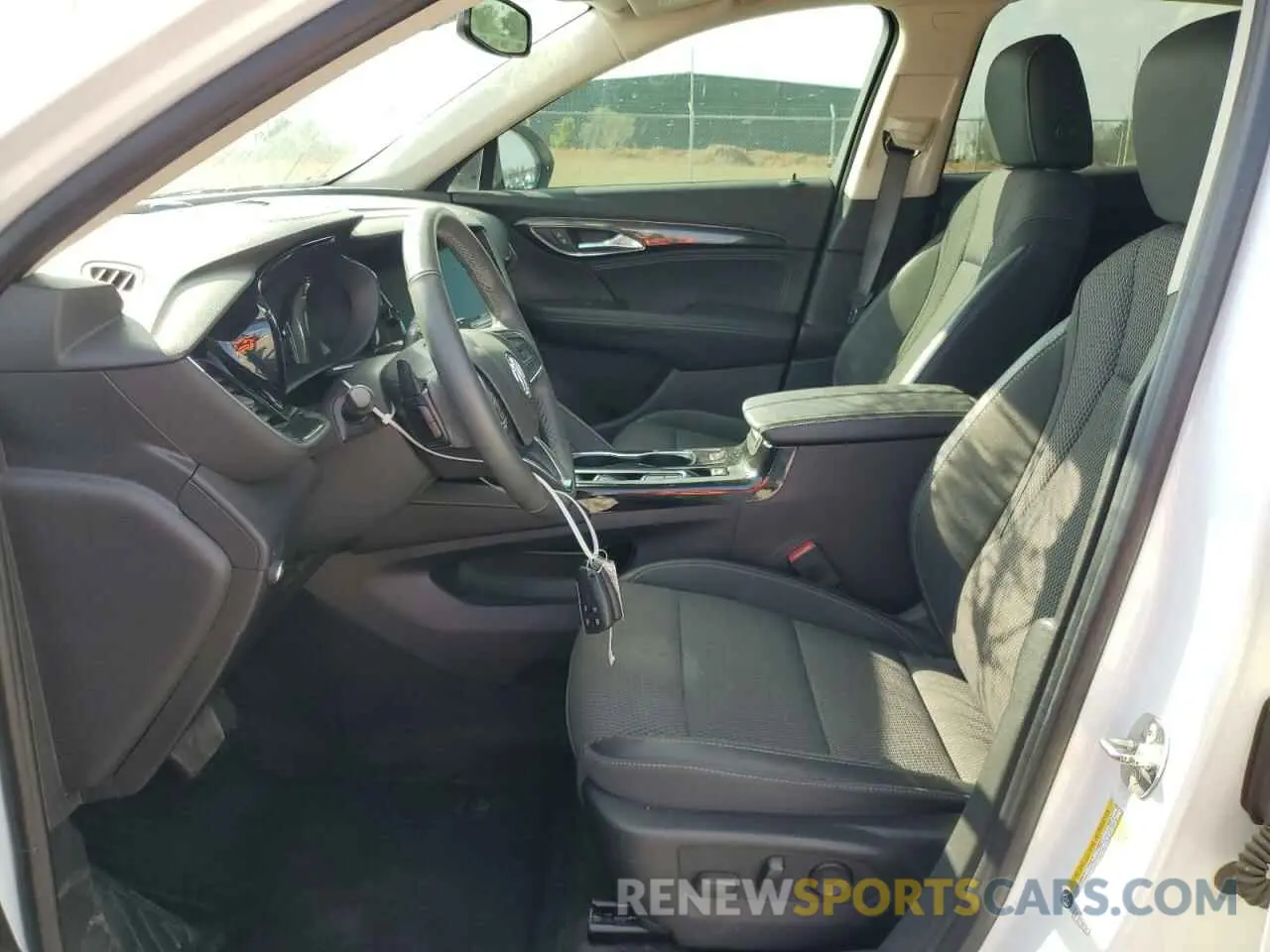 7 fotografías del automóvil dañado LRBAZLR49MD108244 BUICK ENVISION 2021