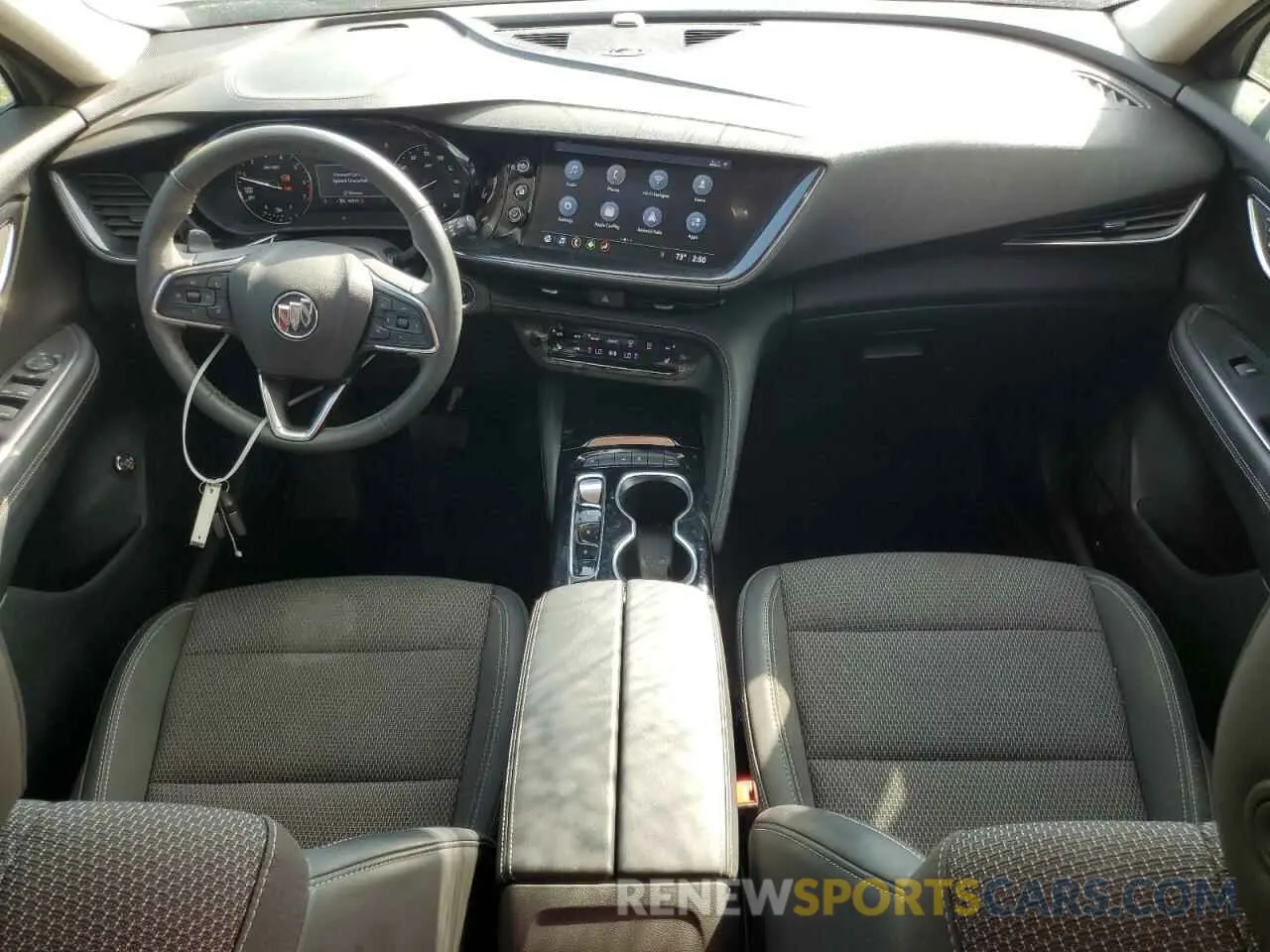 8 fotografías del automóvil dañado LRBAZLR49MD108244 BUICK ENVISION 2021
