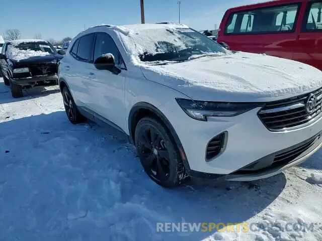 11 fotografías del automóvil dañado LRBFZMR40MD064713 BUICK ENVISION 2021