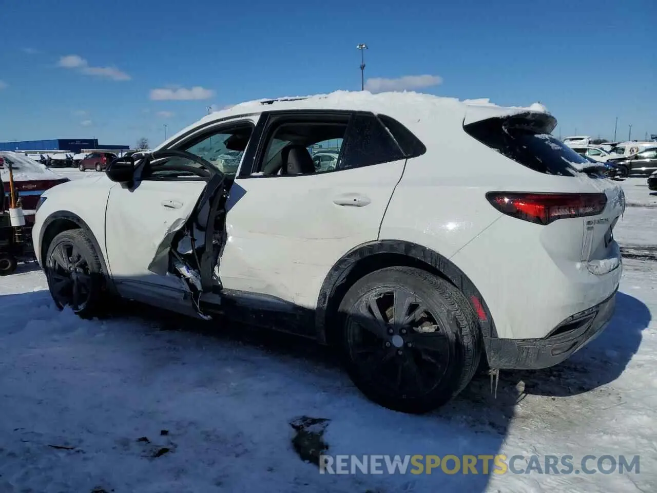 2 fotografías del automóvil dañado LRBFZMR40MD064713 BUICK ENVISION 2021