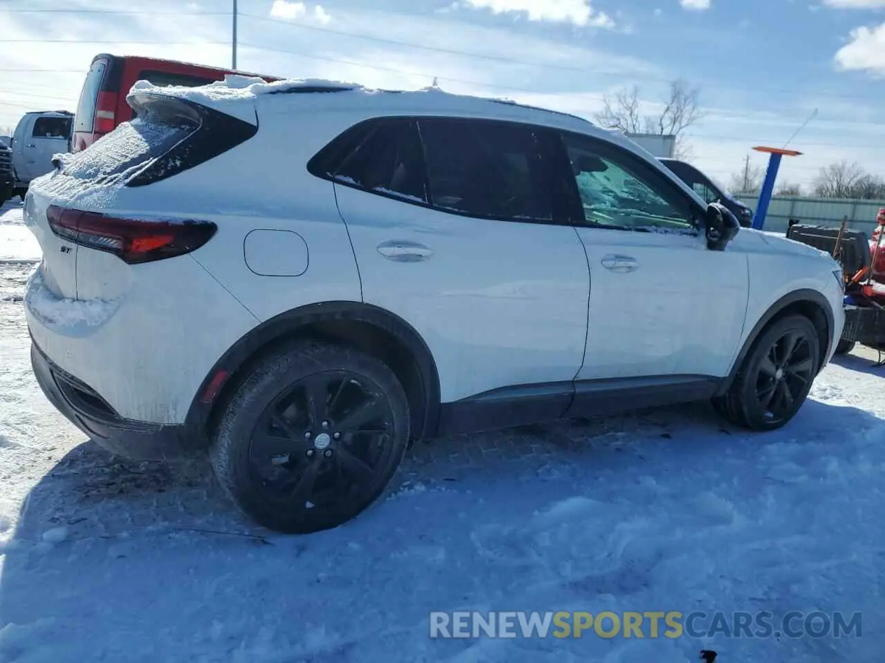 3 fotografías del automóvil dañado LRBFZMR40MD064713 BUICK ENVISION 2021