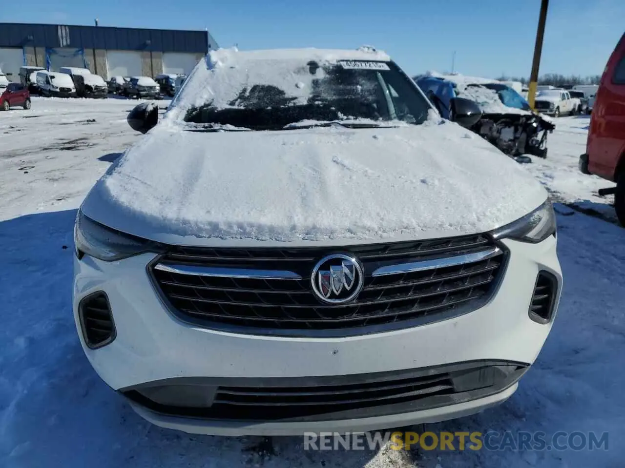 5 fotografías del automóvil dañado LRBFZMR40MD064713 BUICK ENVISION 2021